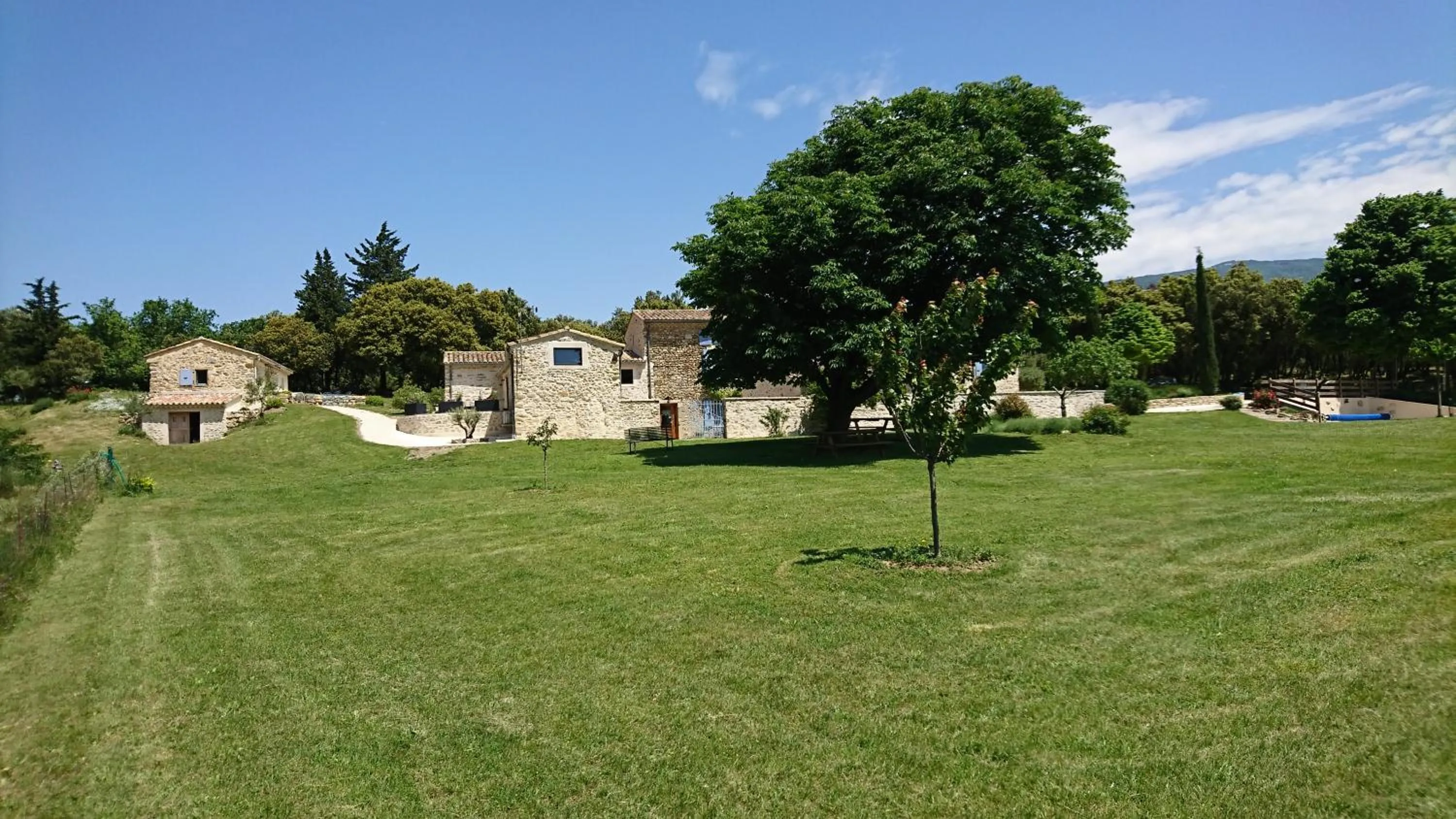 Garden view in Mas De La Lance