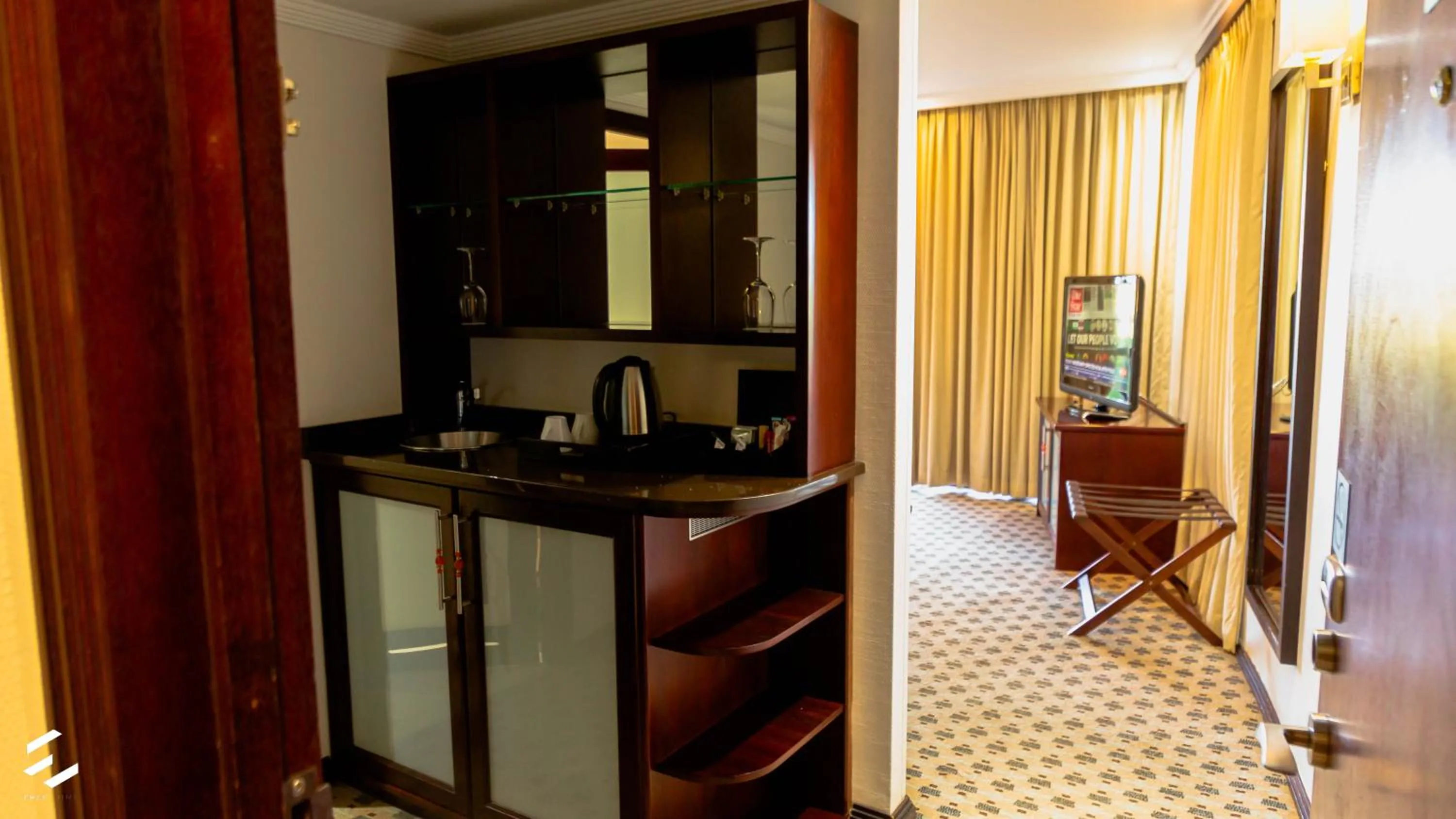 Kitchen or kitchenette in Phakalane Golf Estate Hotel & Convention Centre