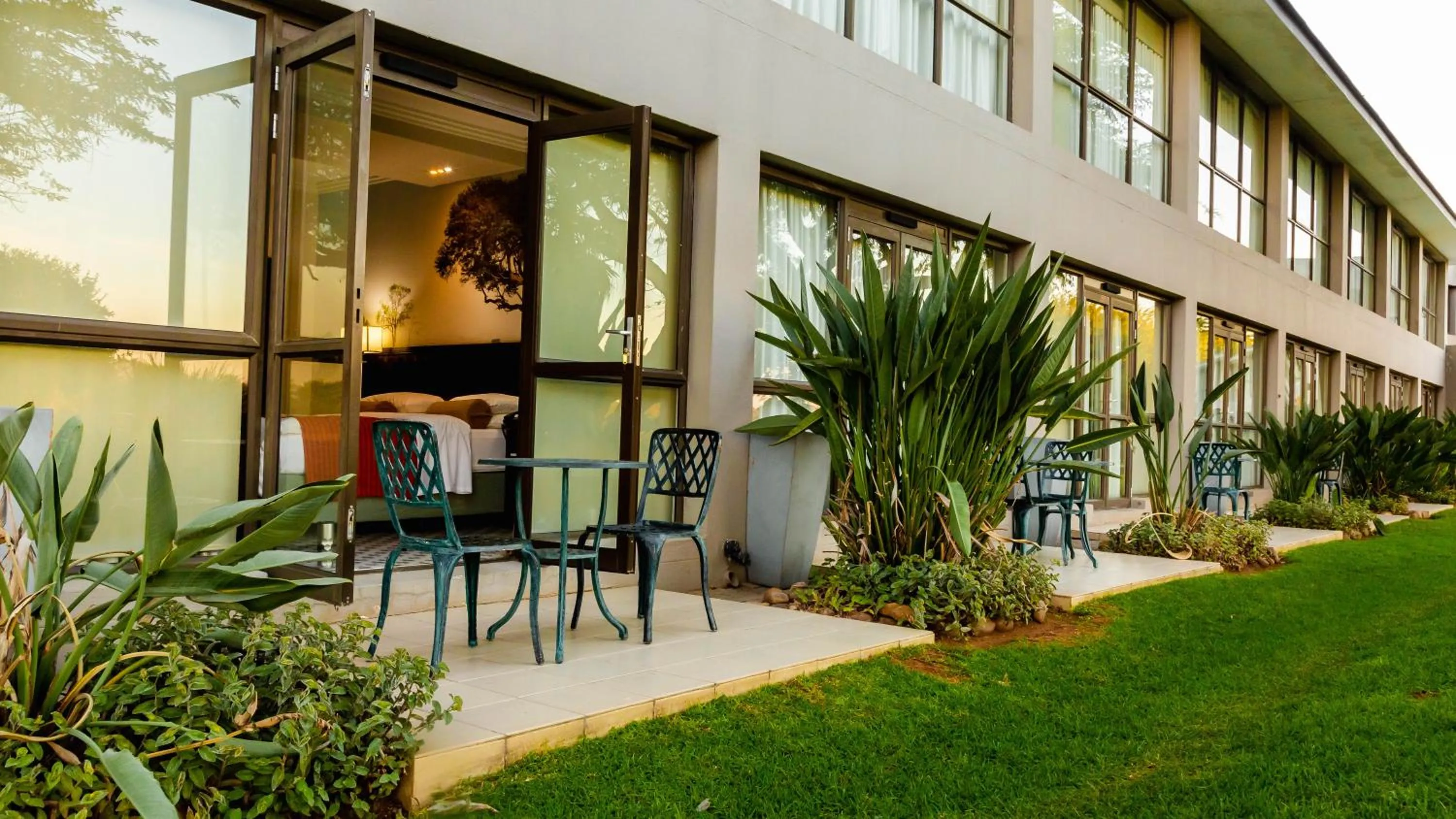 Patio in Phakalane Golf Estate Hotel & Convention Centre