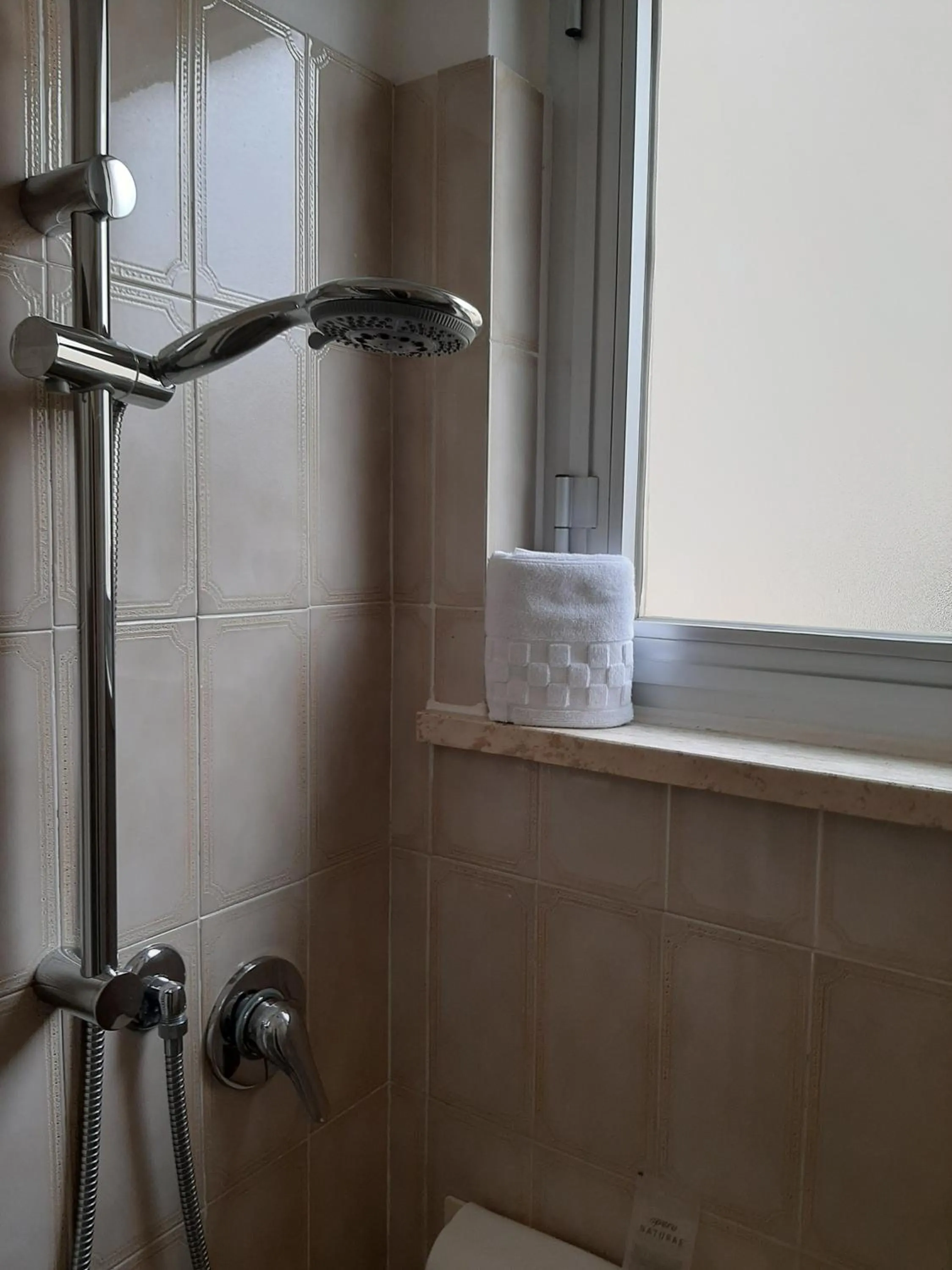 Shower in Hotel Cucciolo