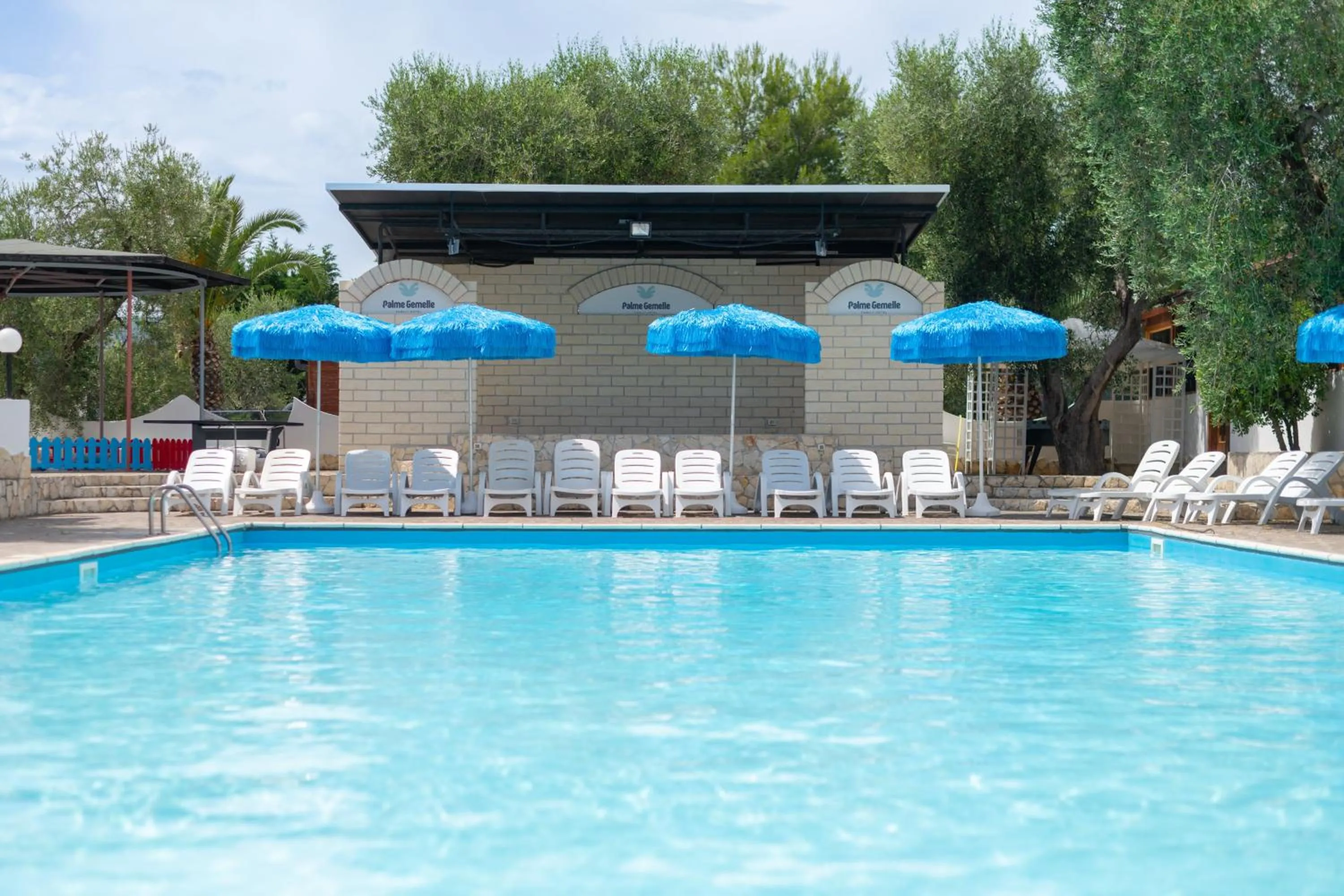 Pool view in Hotel Palme Gemelle
