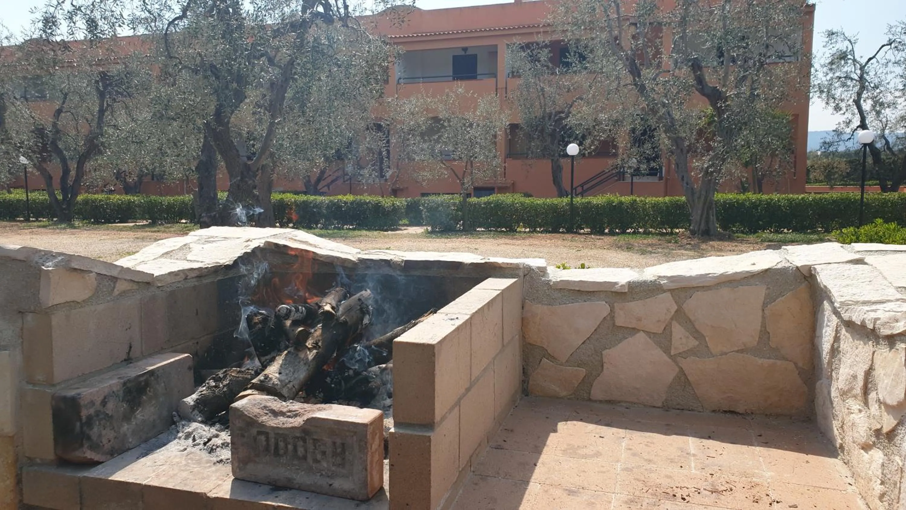 Patio in Hotel Palme Gemelle