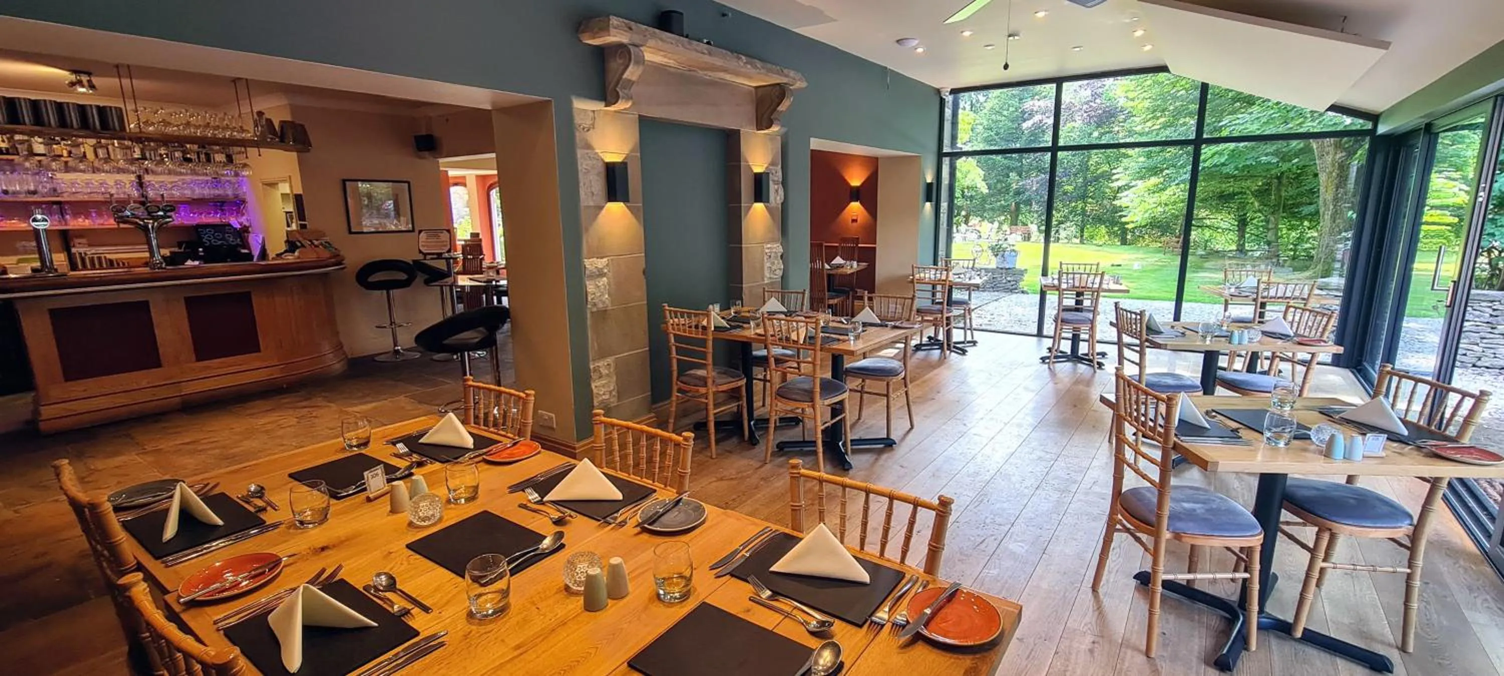 Restaurant/places to eat in Biggin Hall Country House Hotel