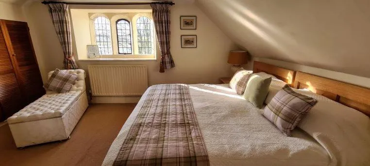 Bed in Biggin Hall Country House Hotel