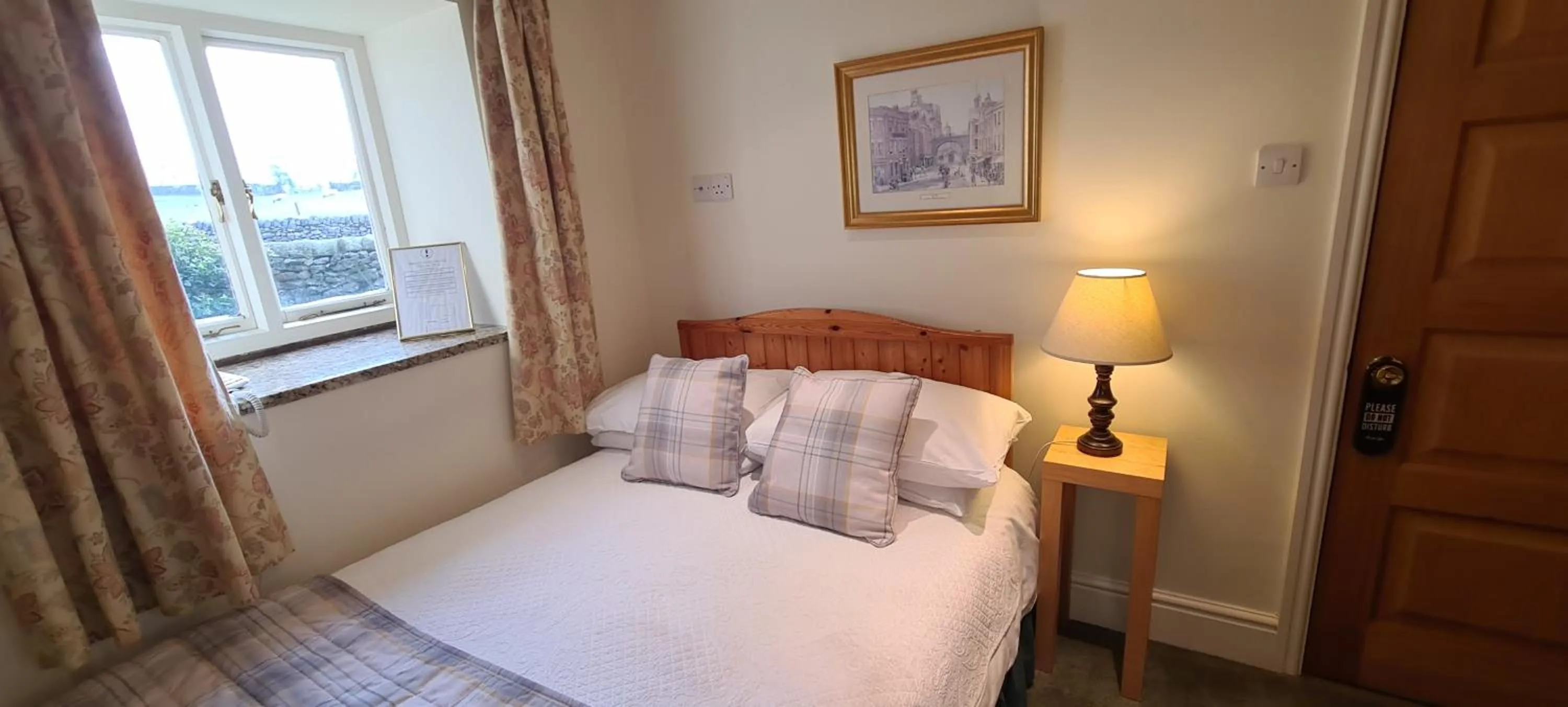 Bed in Biggin Hall Country House Hotel