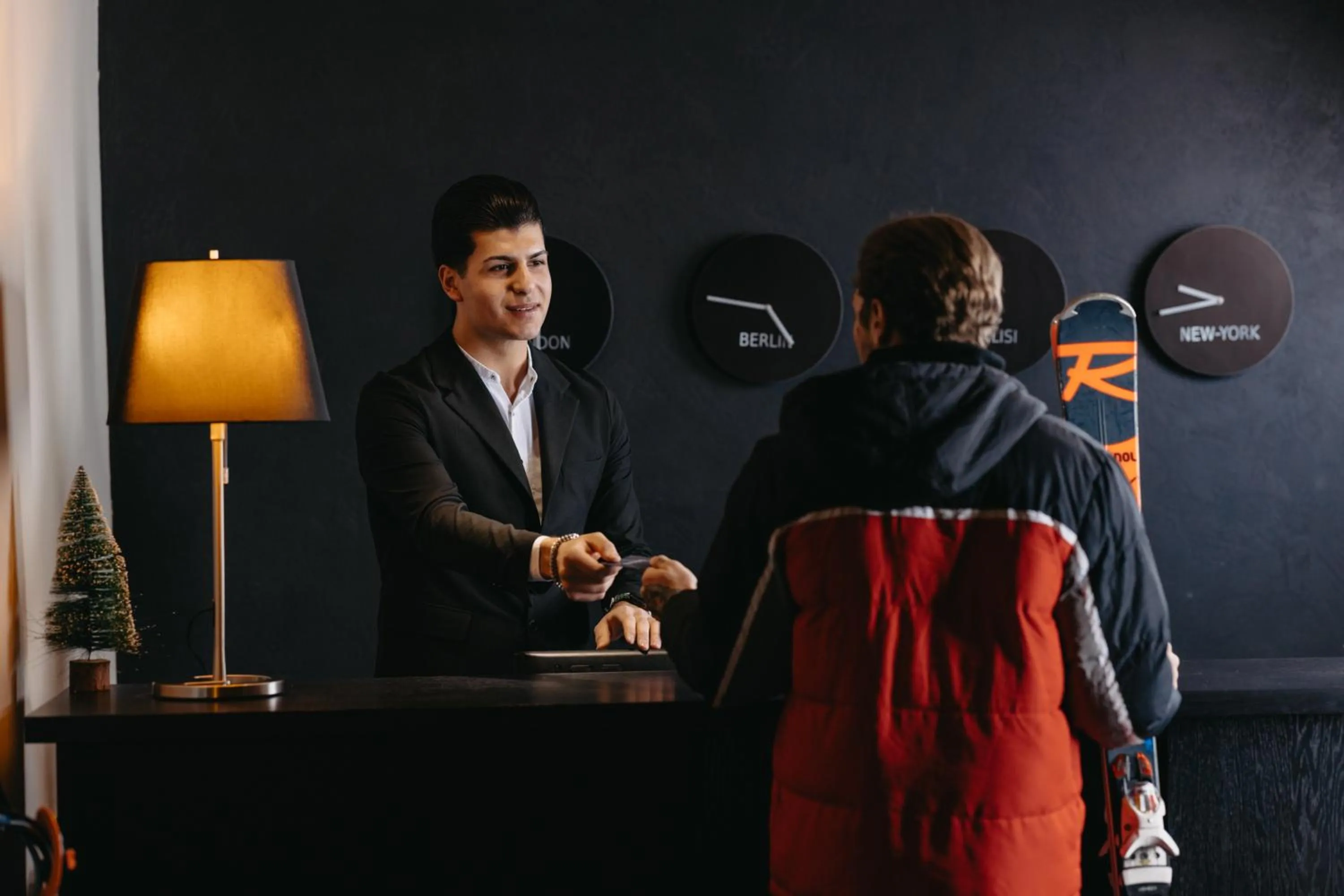 Staff in Alpina Hotel Gudauri