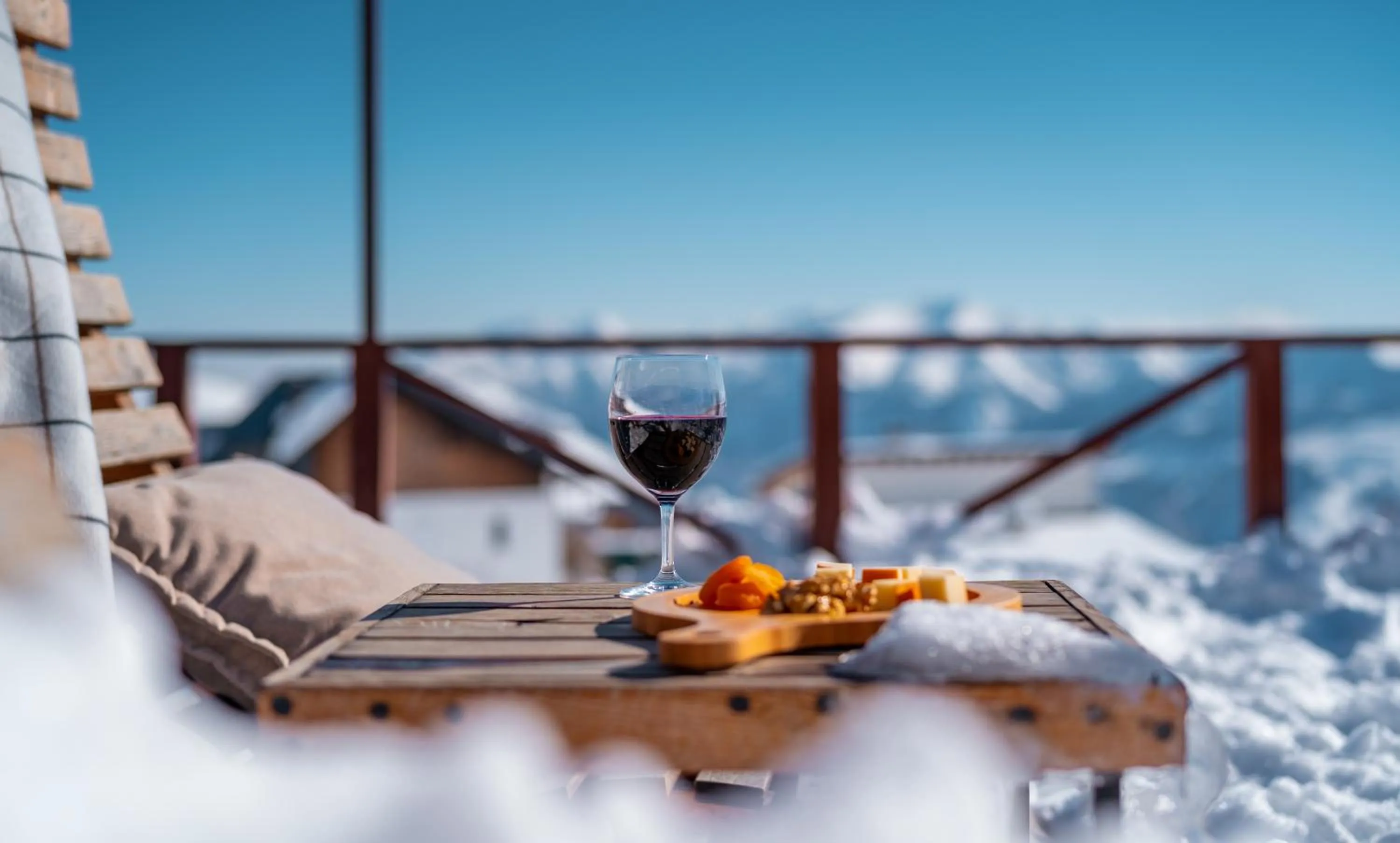 Balcony/Terrace in Alpina Hotel Gudauri
