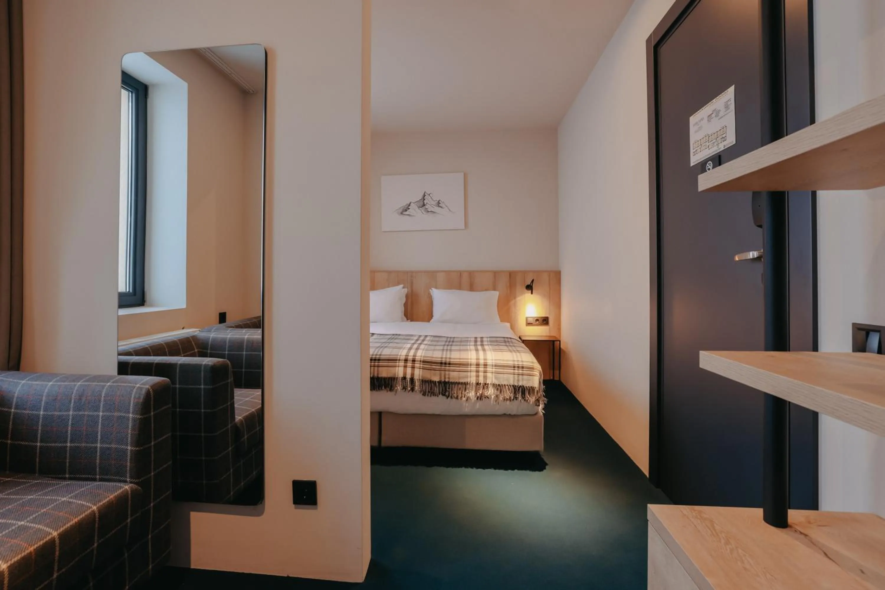 Bed in Alpina Hotel Gudauri