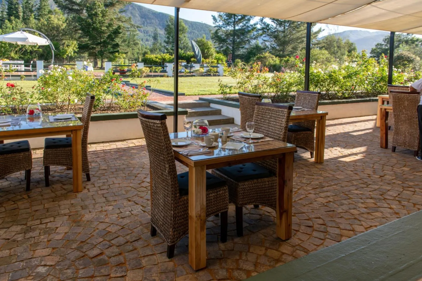 Patio in Buffelsdam Country House