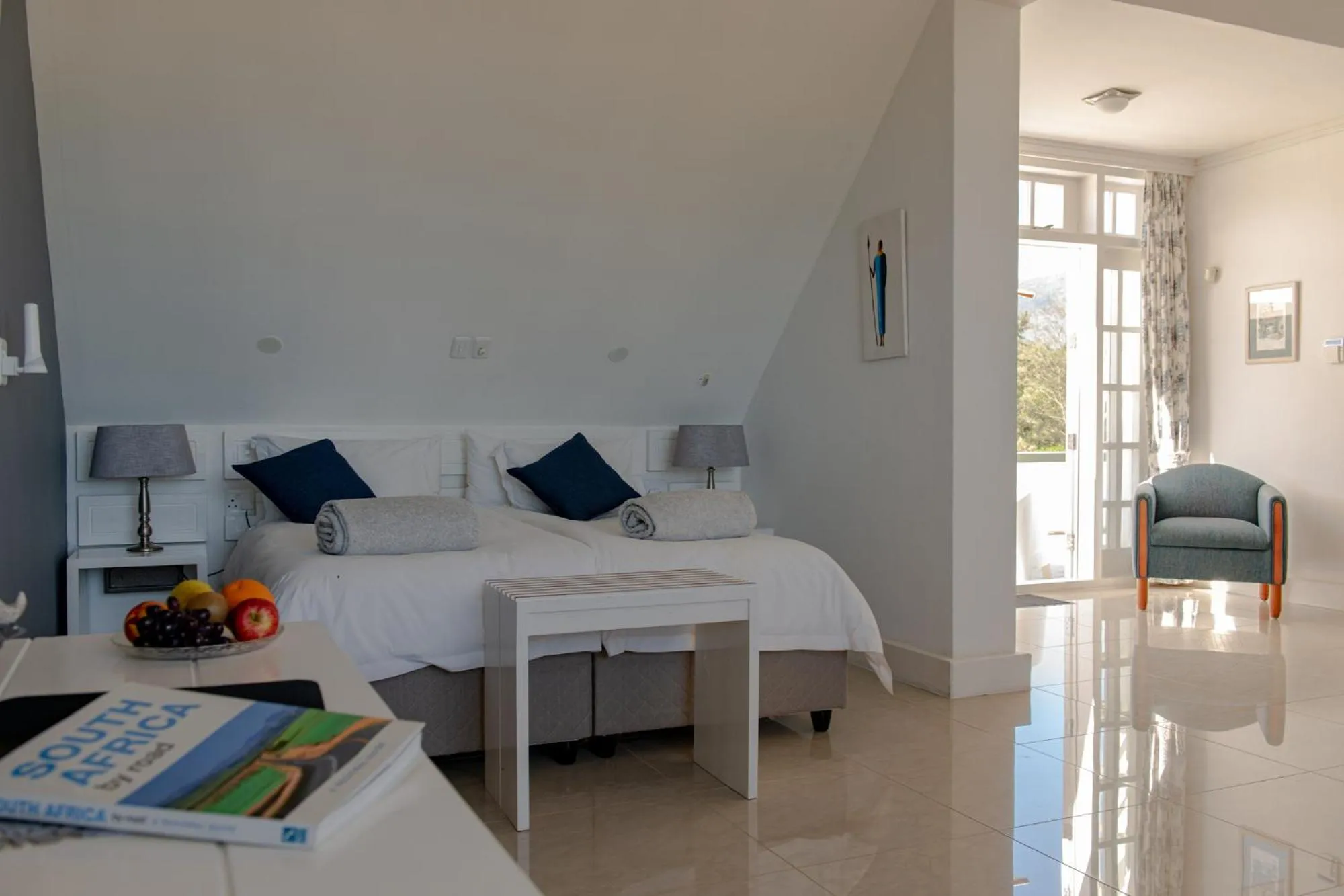 Bedroom, Bed in Buffelsdam Country House