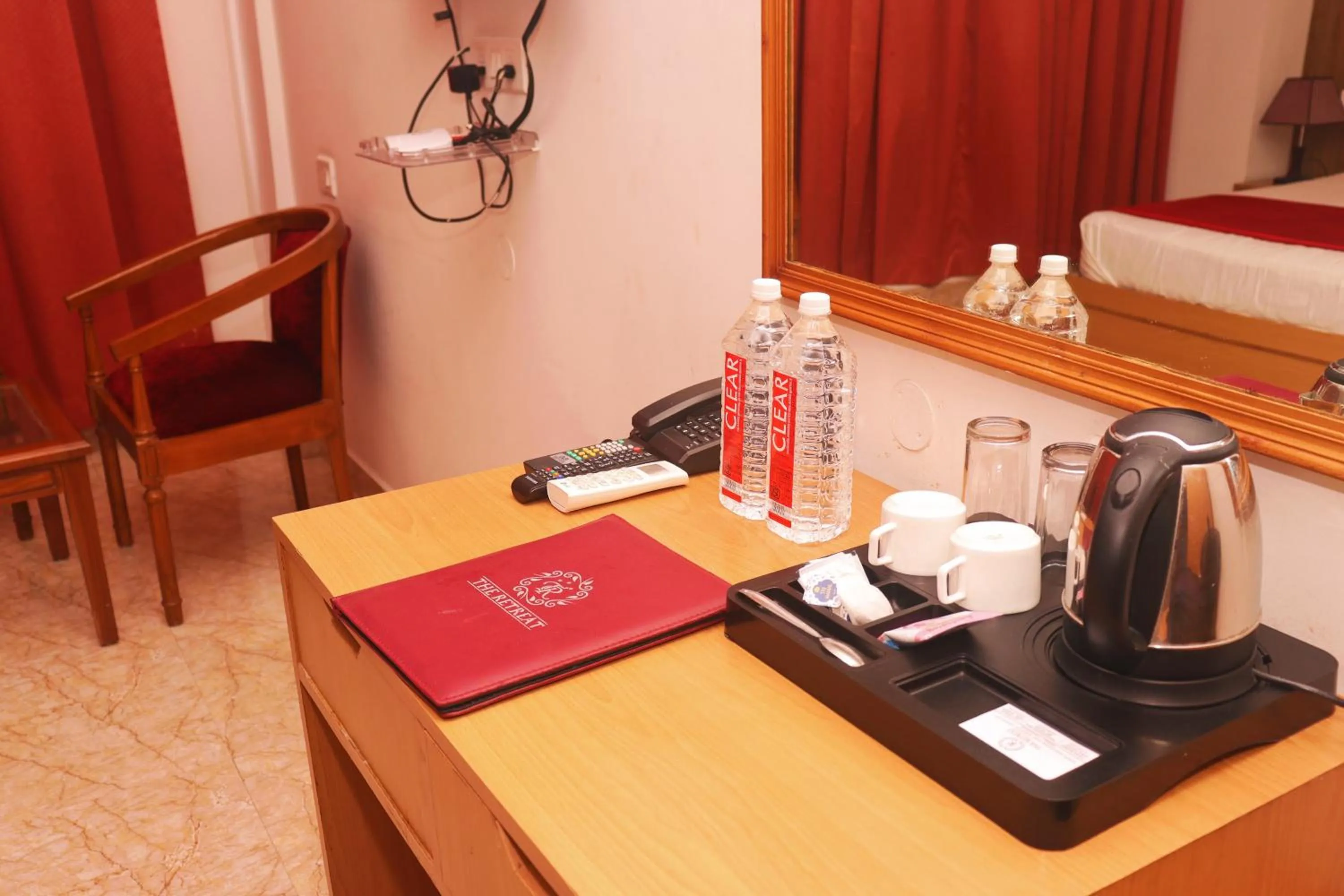 Coffee/tea facilities, Bed in The Retreat