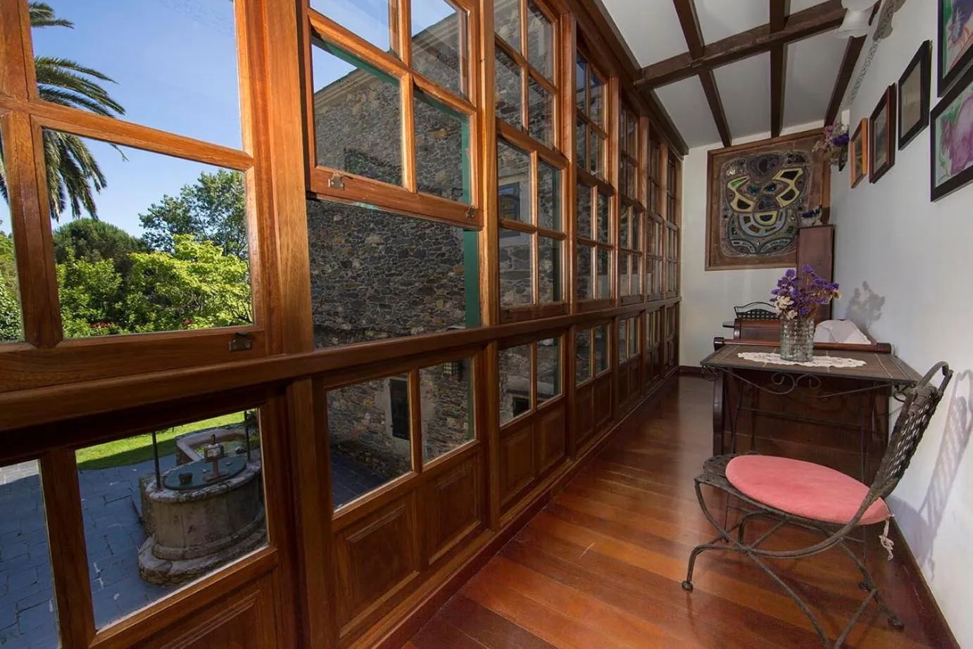 Living room in Pazo da Trave
