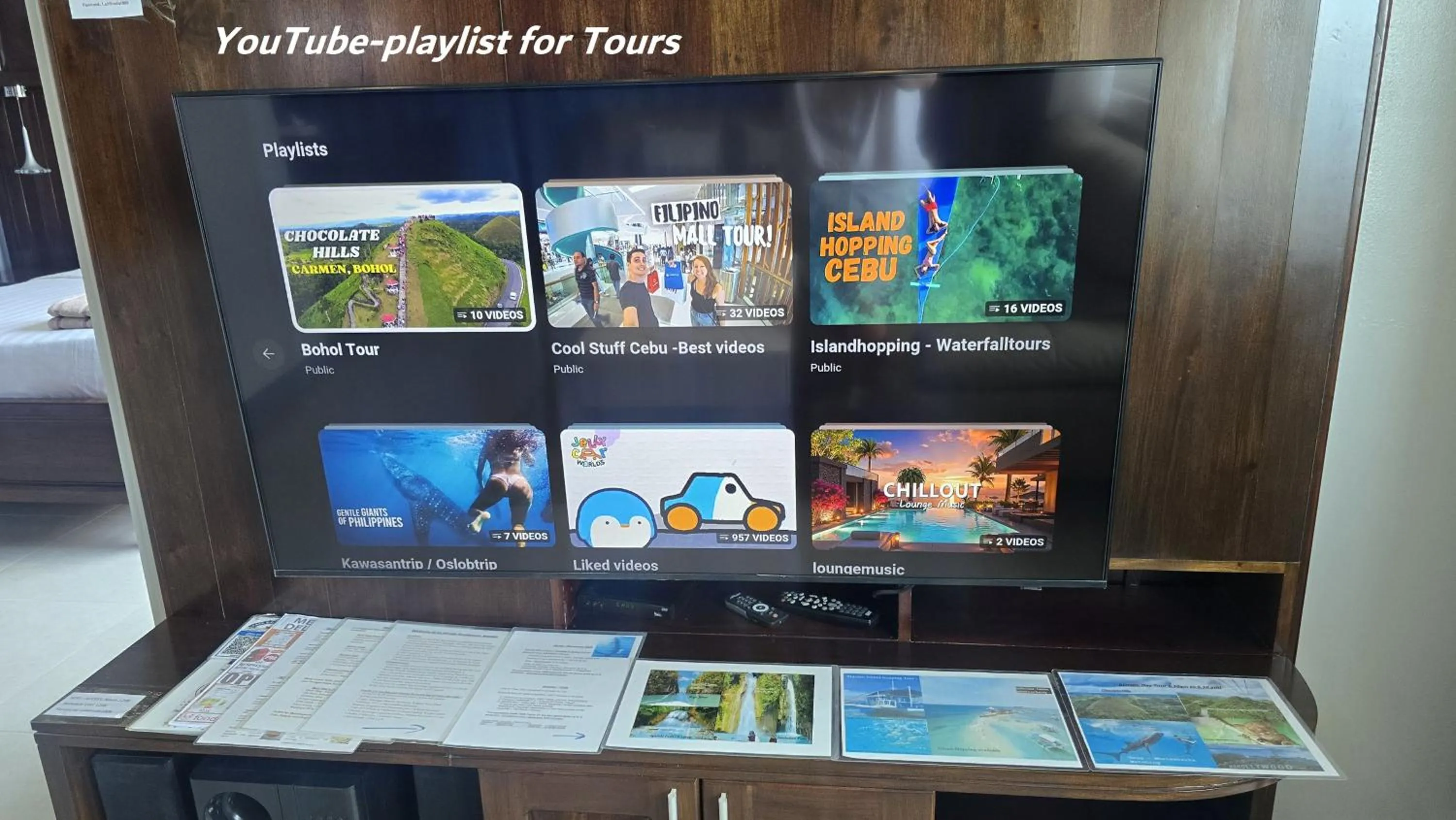 Communal lounge/ TV room in La Mirada Residences