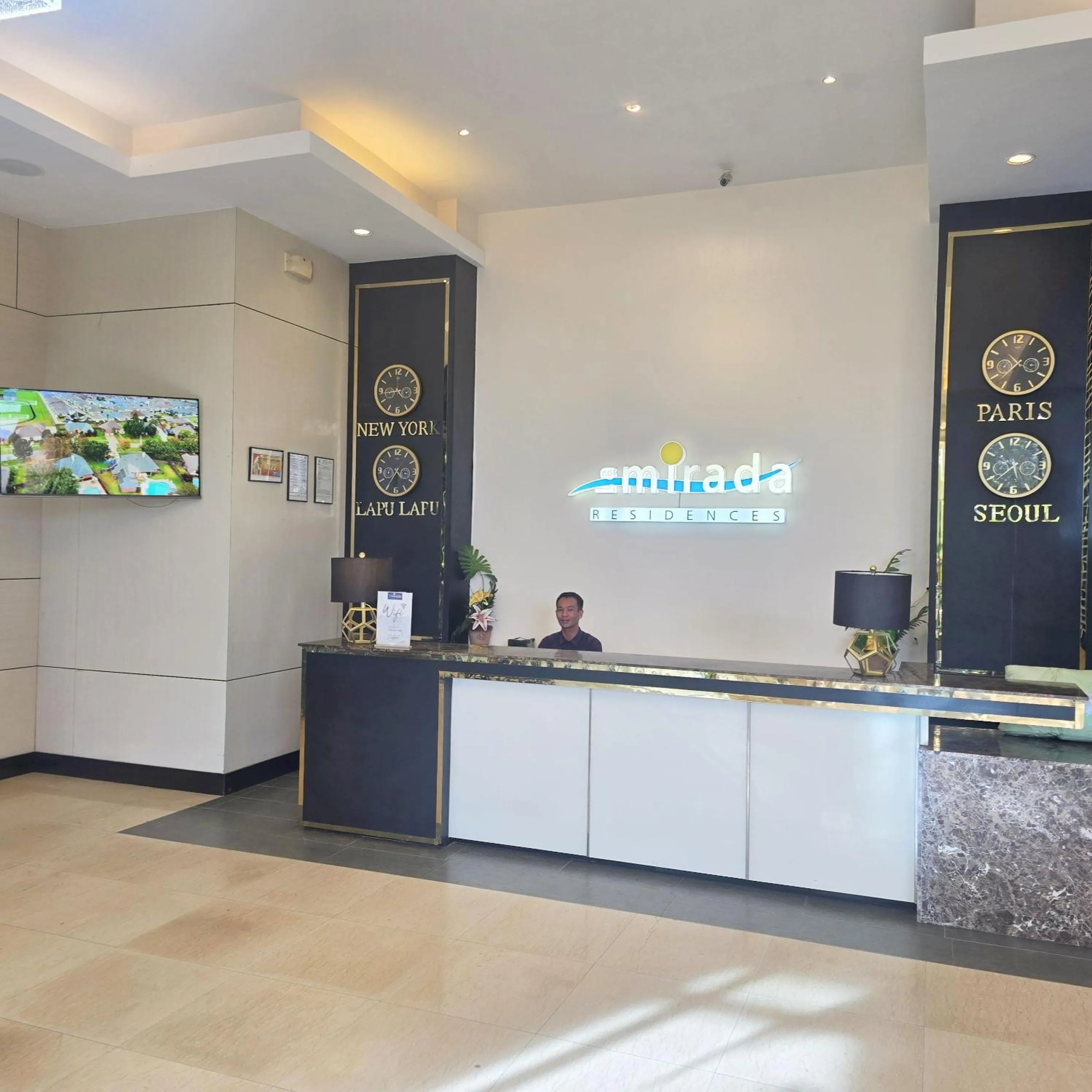 Lobby or reception in La Mirada Residences