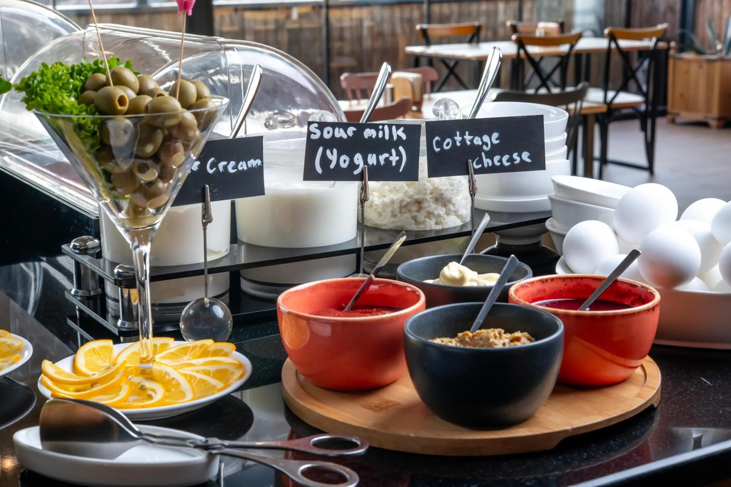 Breakfast in Urban Boutique Hotel