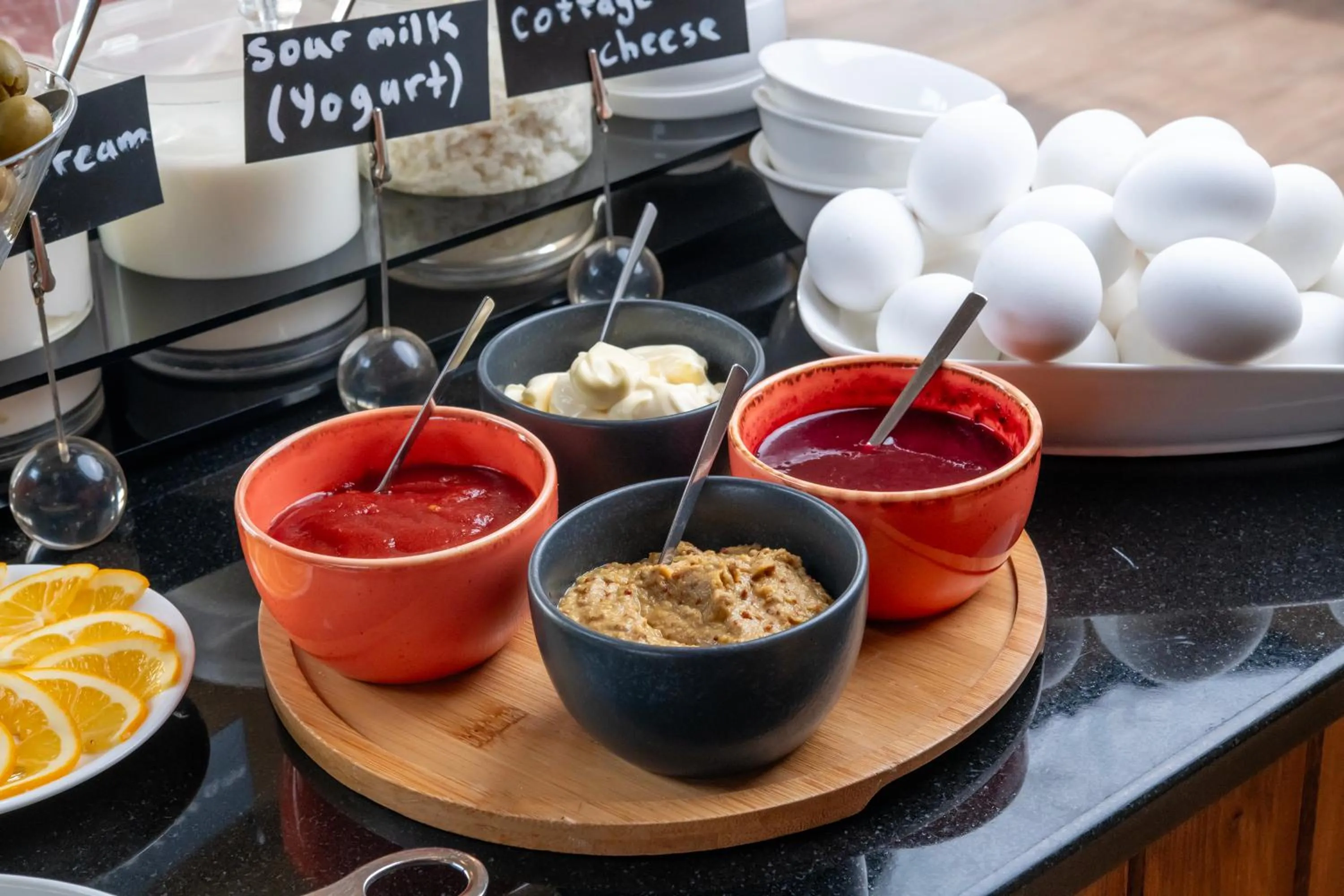 Breakfast in Urban Boutique Hotel