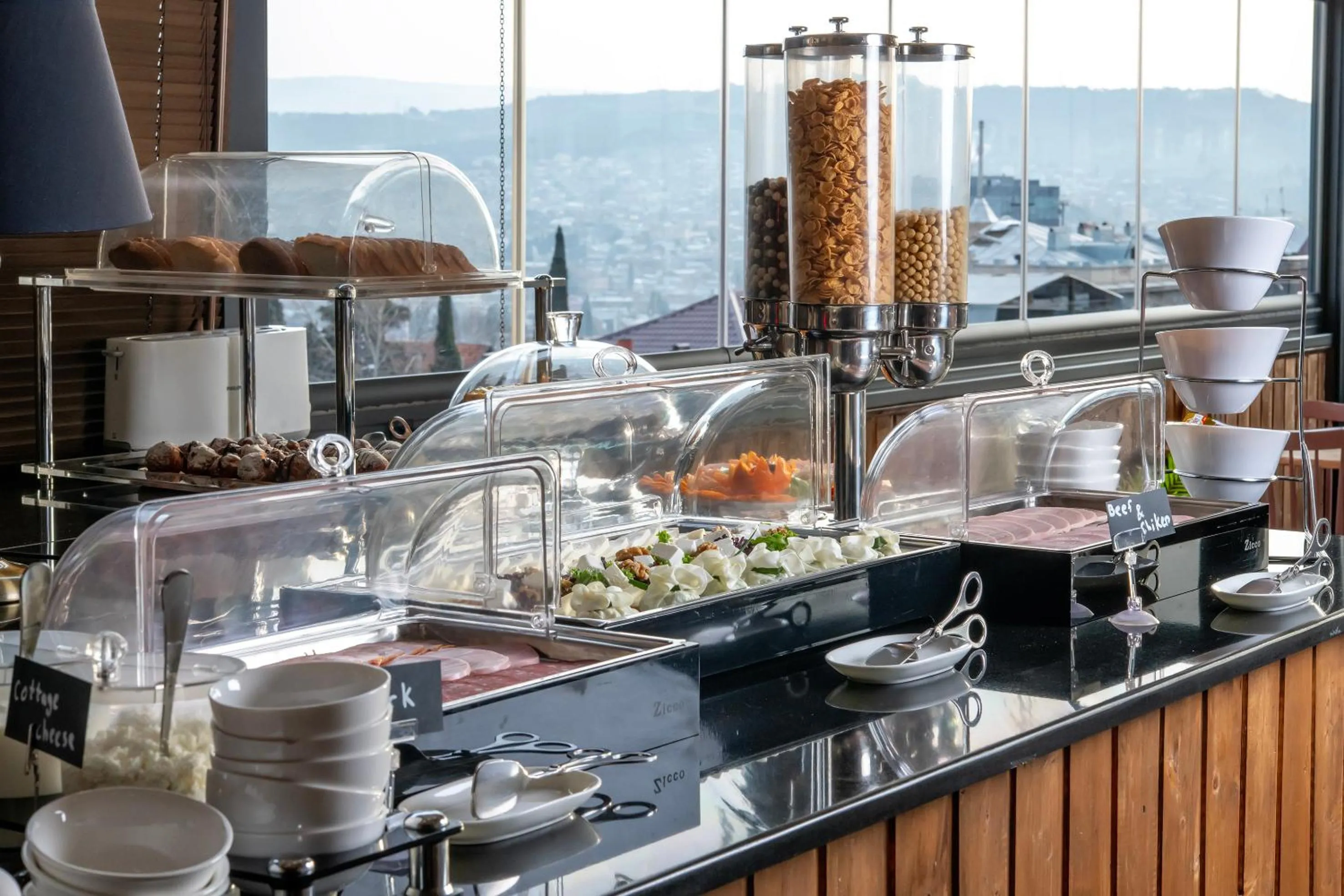 Breakfast in Urban Boutique Hotel