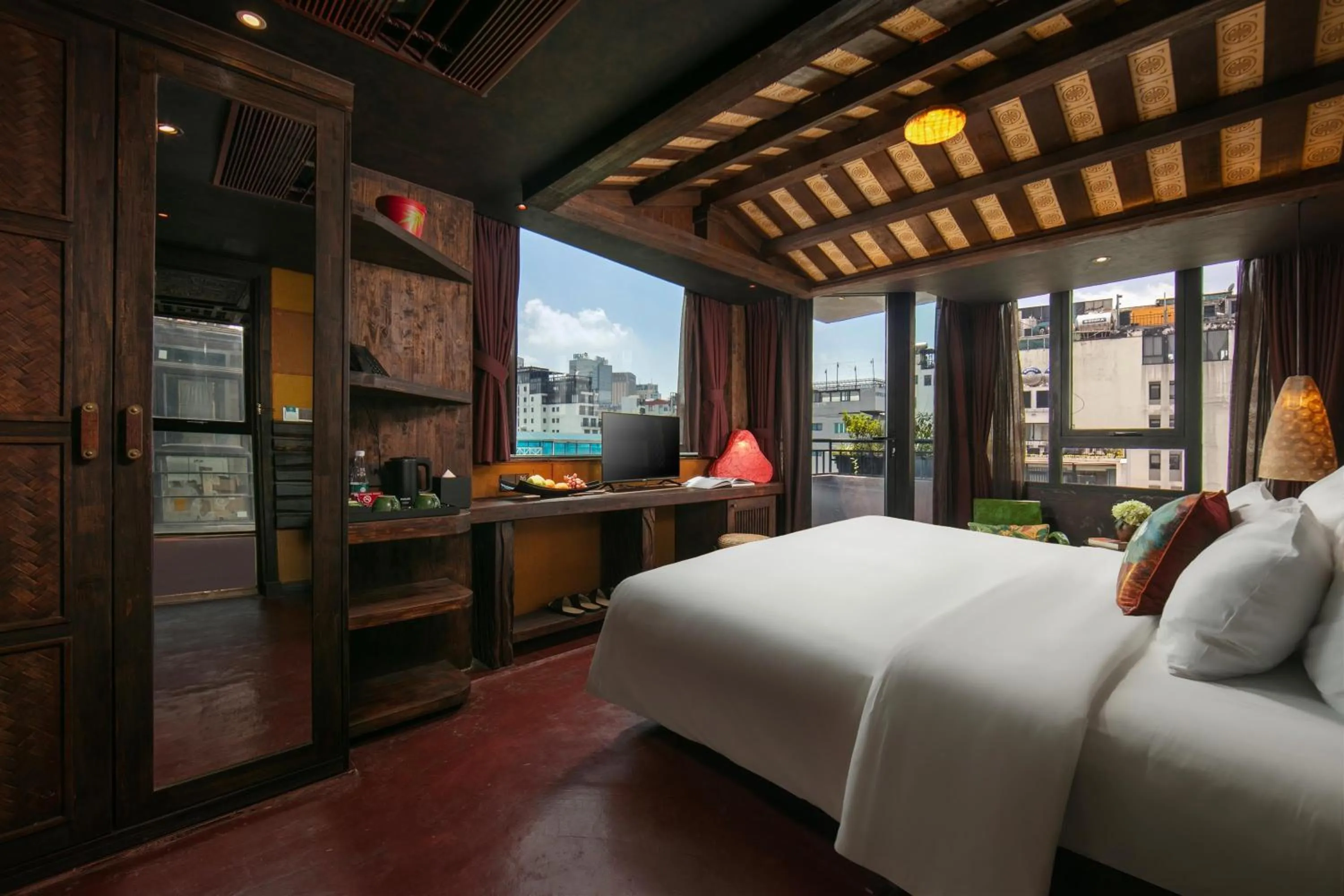 Bed in Kecho Legacy Hotel Hanoi & Spa