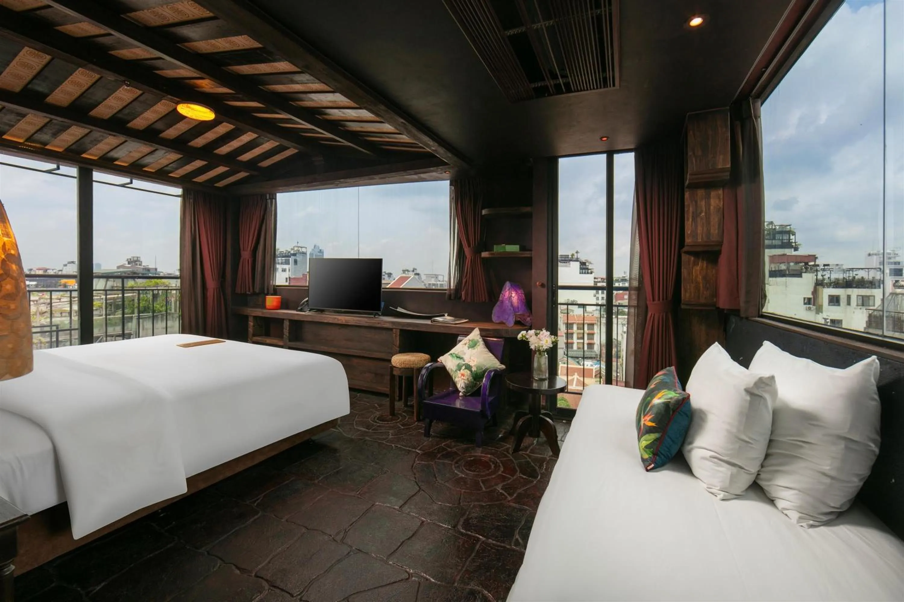 Bed in Kecho Legacy Hotel Hanoi & Spa