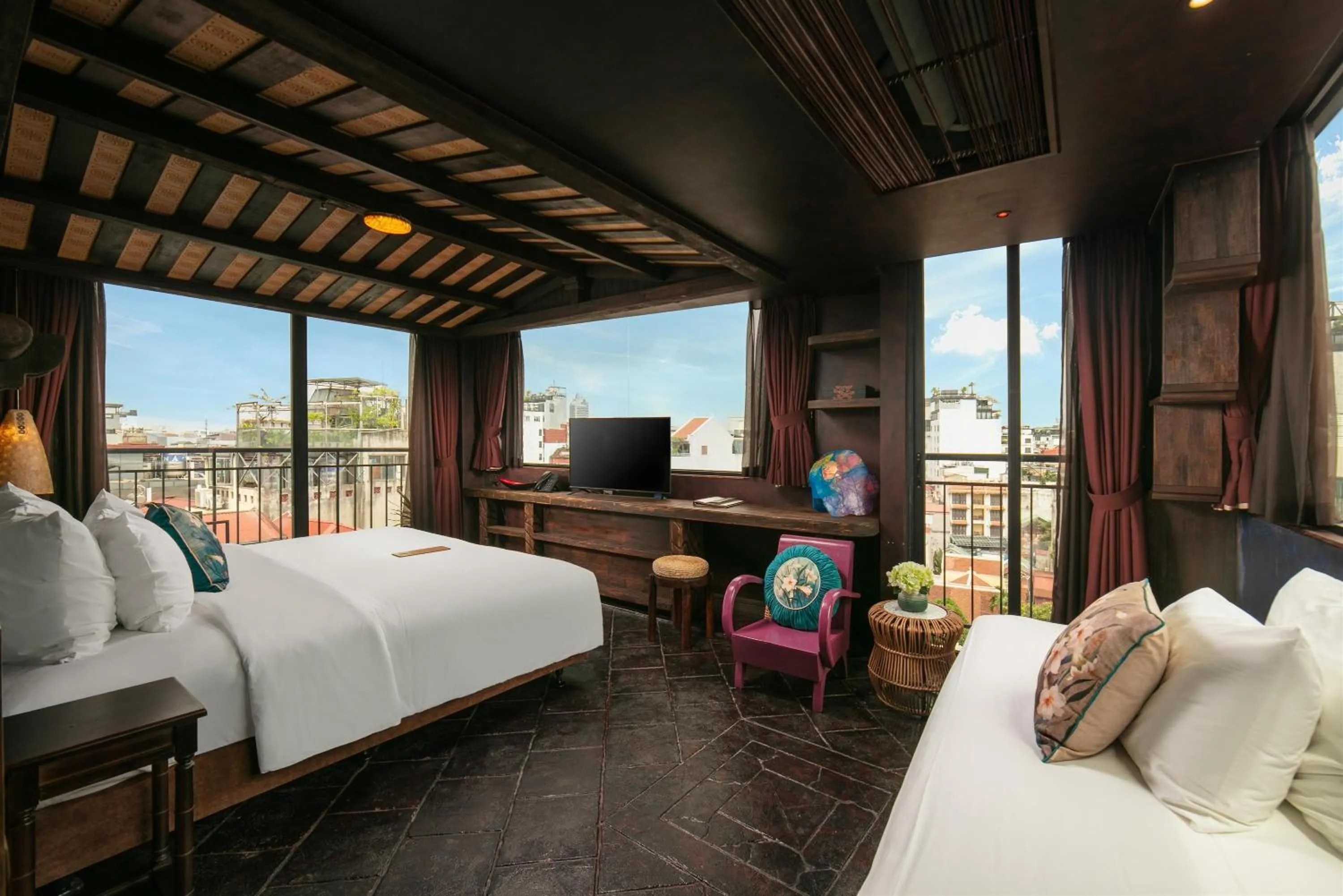 Bed in Kecho Legacy Hotel Hanoi & Spa