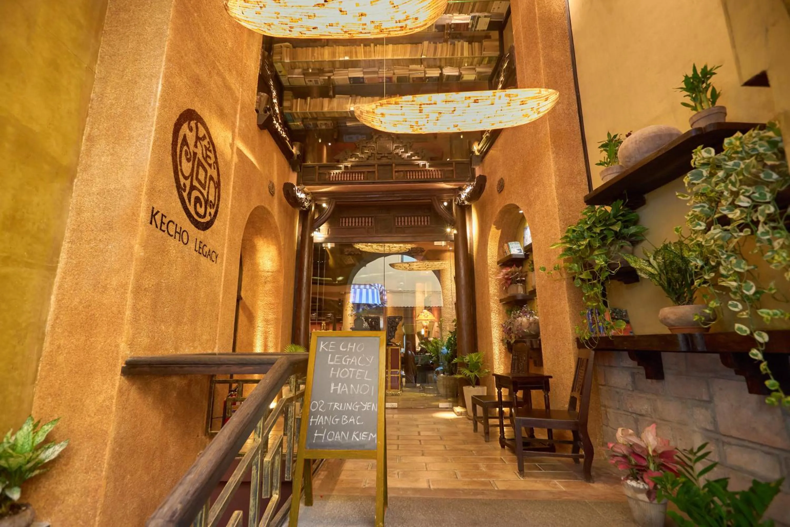 Facade/entrance in Kecho Legacy Hotel Hanoi & Spa