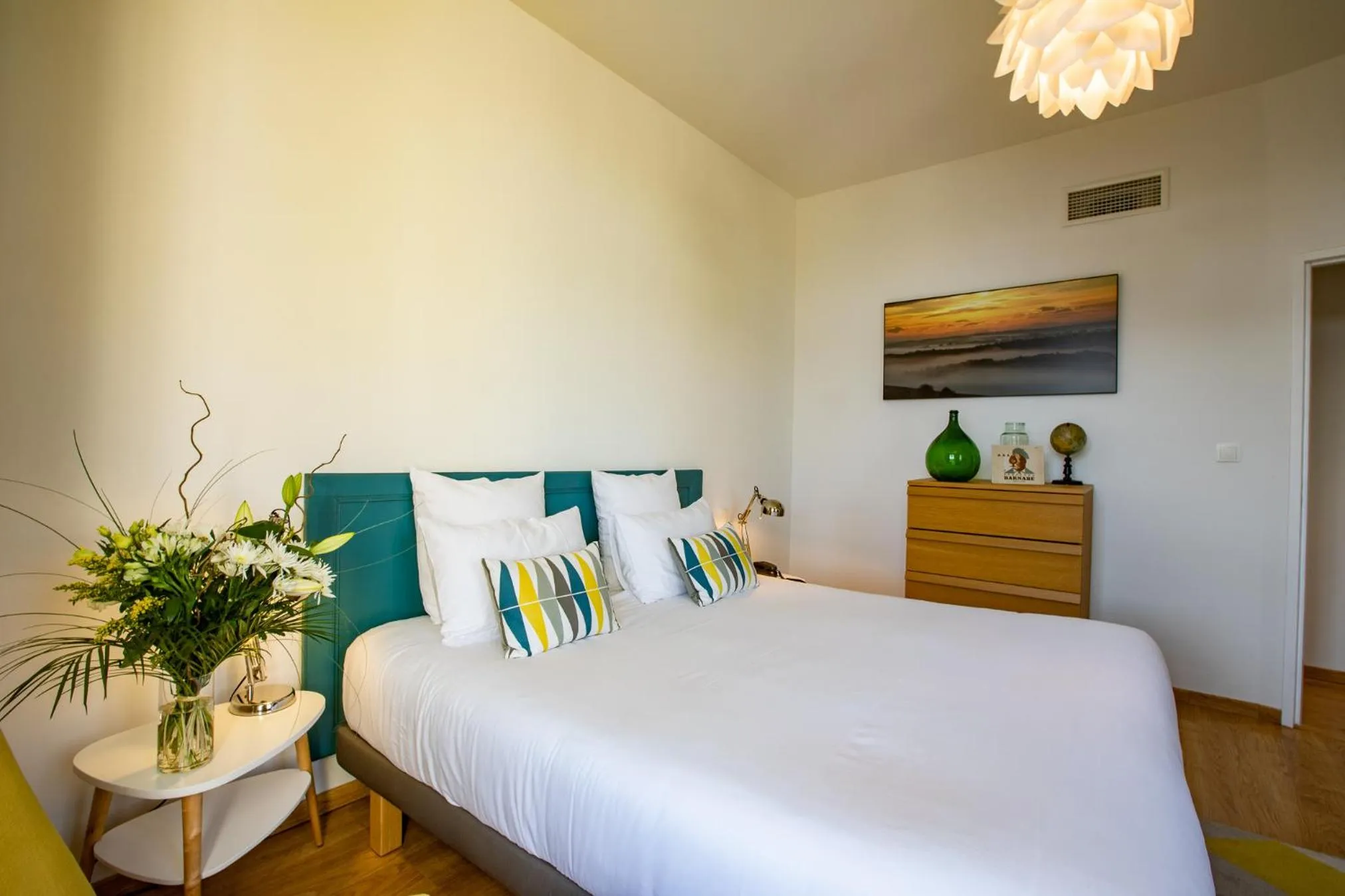 Bedroom, Bed in Le Castel Pierre - 7ch&7sdb avec clim, piscine XL, salle fitness et sauna pour 18 personnes