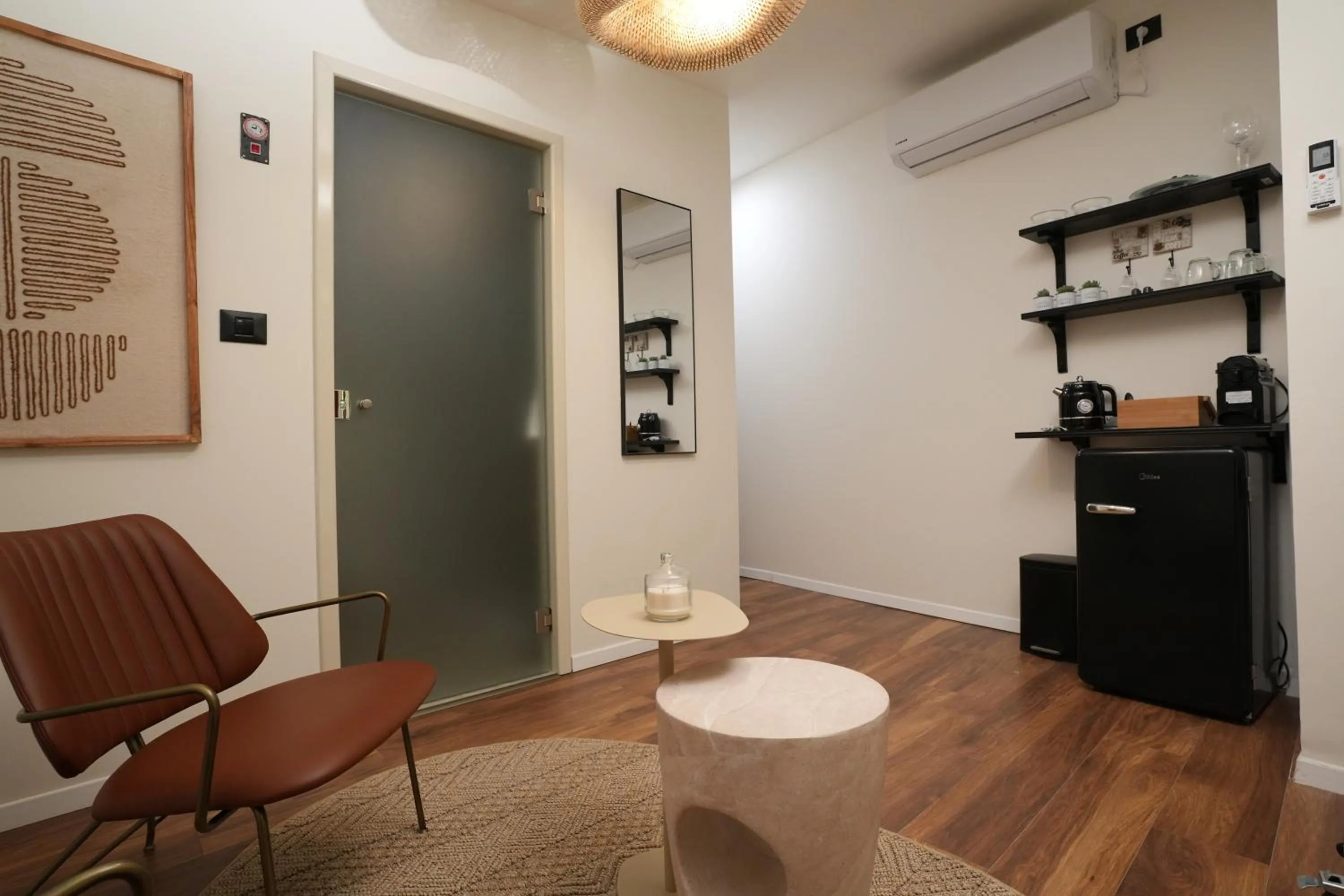 Seating area in One Apartments TLV