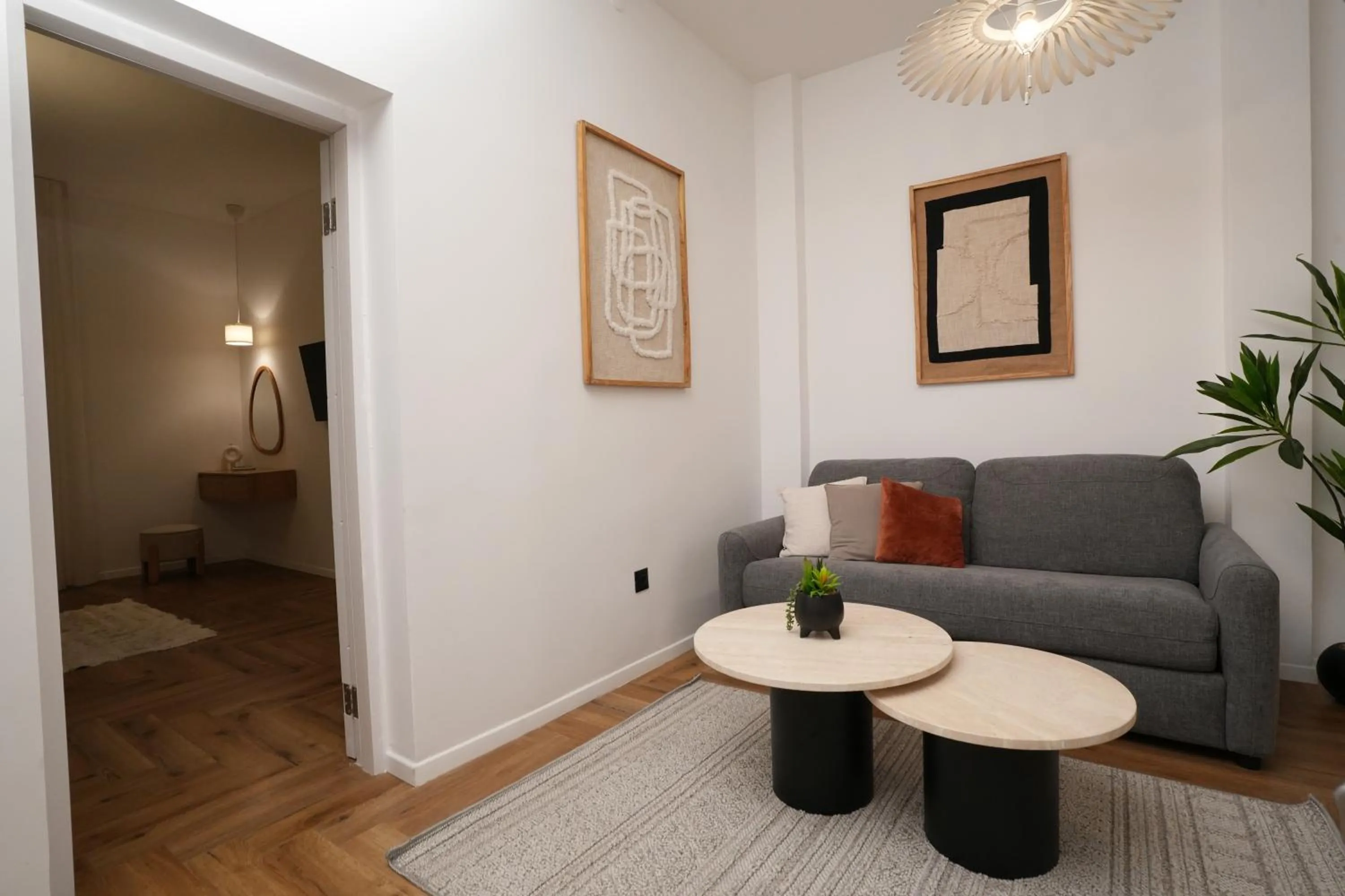 Seating area in One Apartments TLV