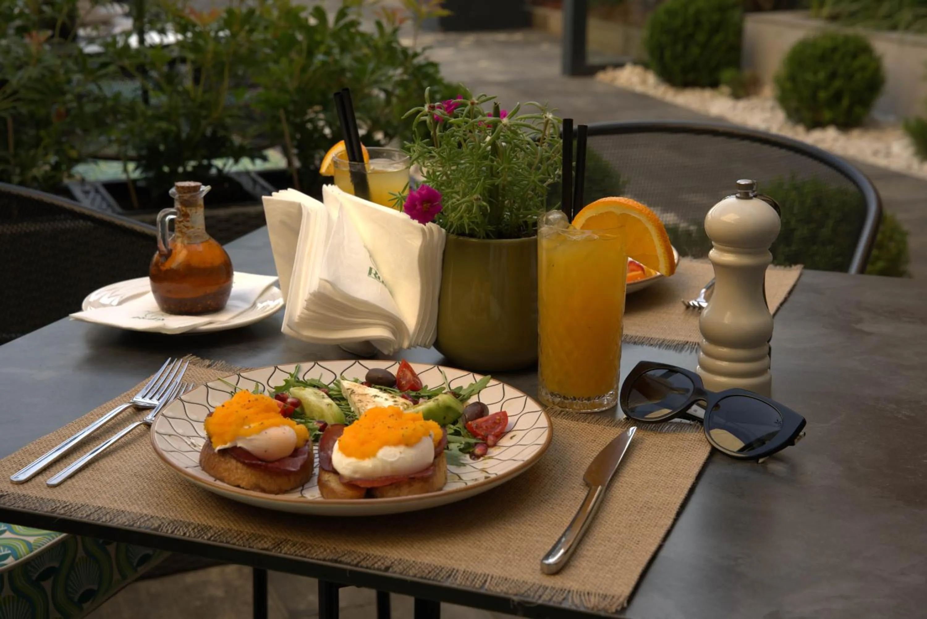 Food in Ruby Hotel Prishtina