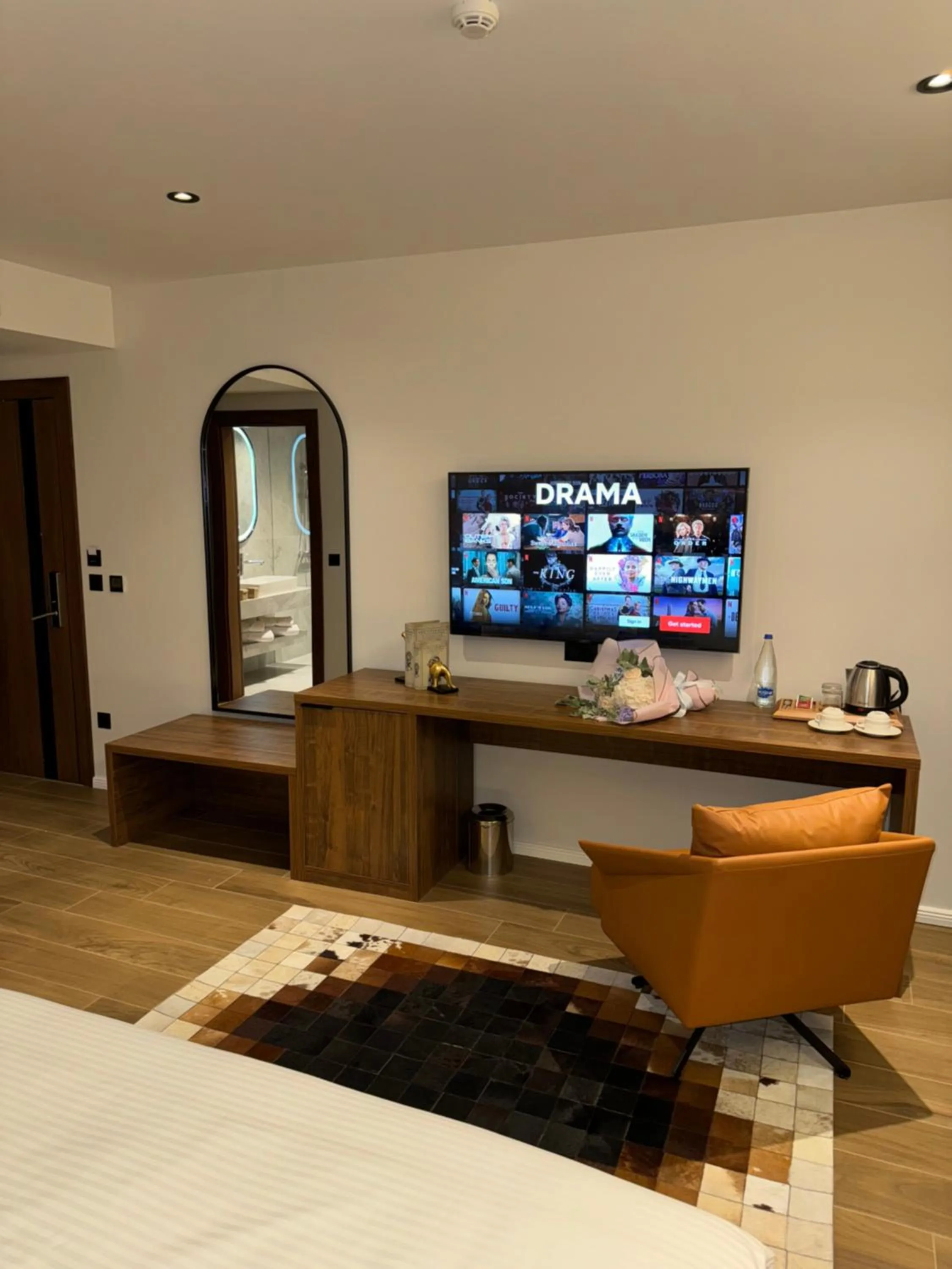 Bed in Ruby Hotel Prishtina