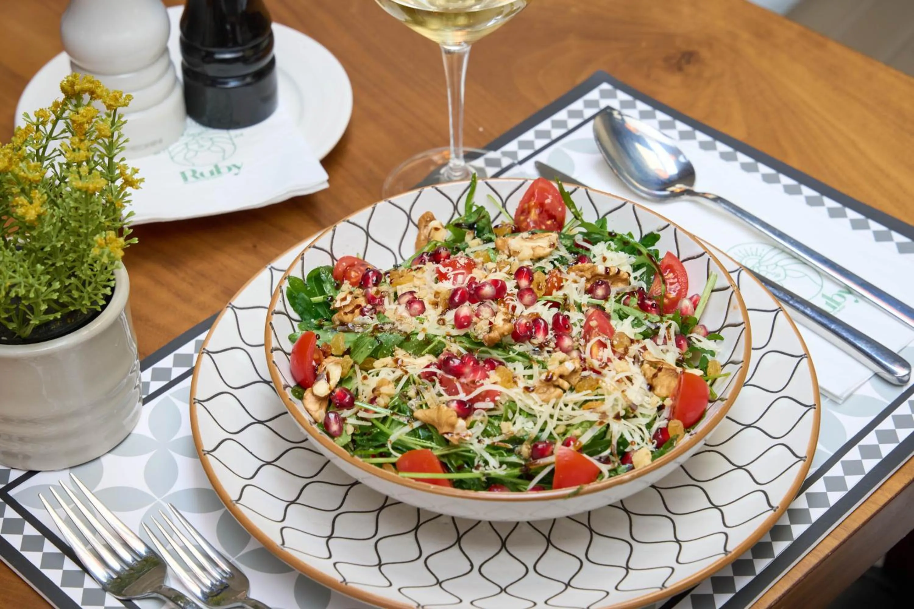 Food close-up in Ruby Hotel Prishtina