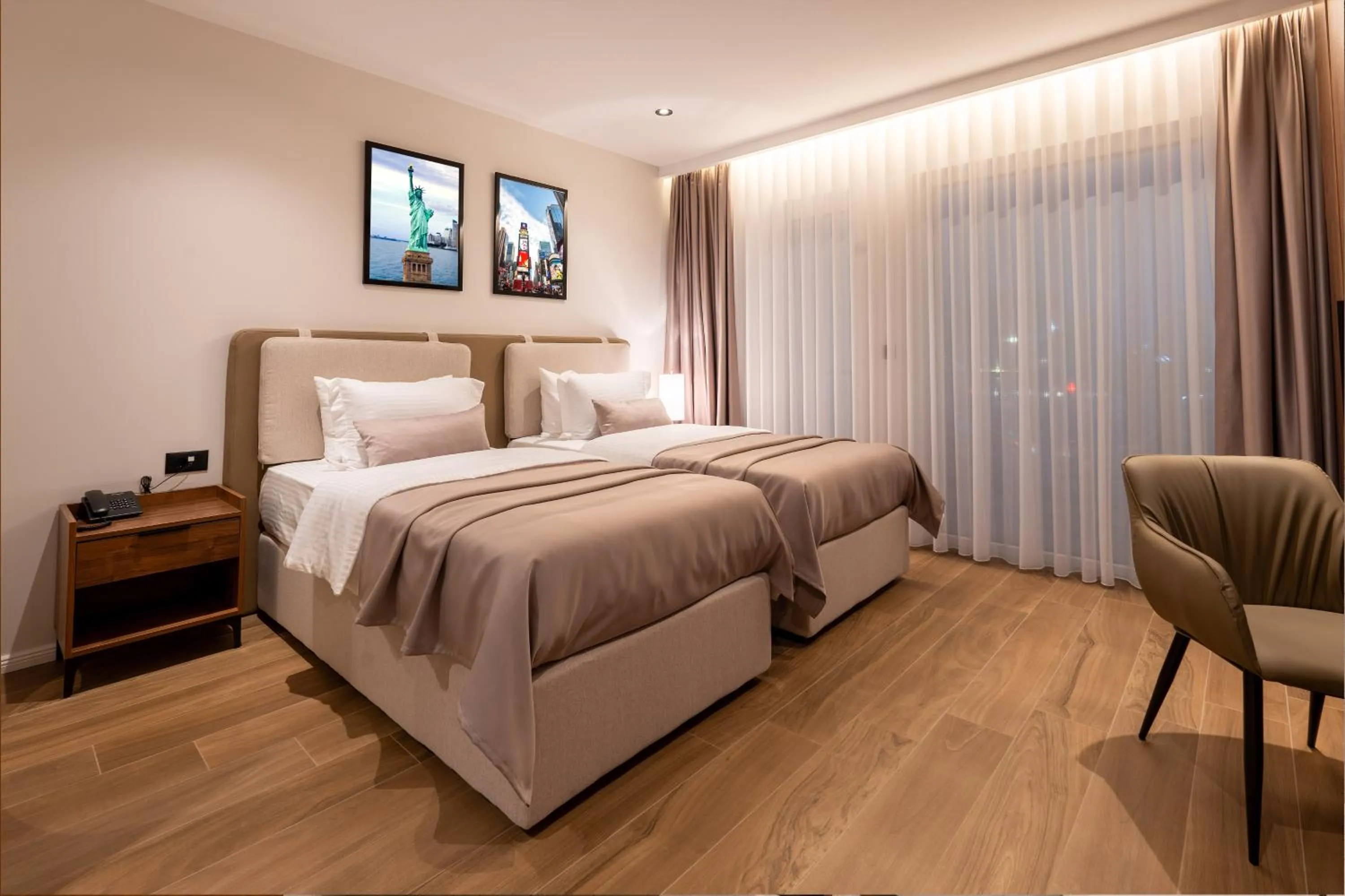 Bed in Ruby Hotel Prishtina