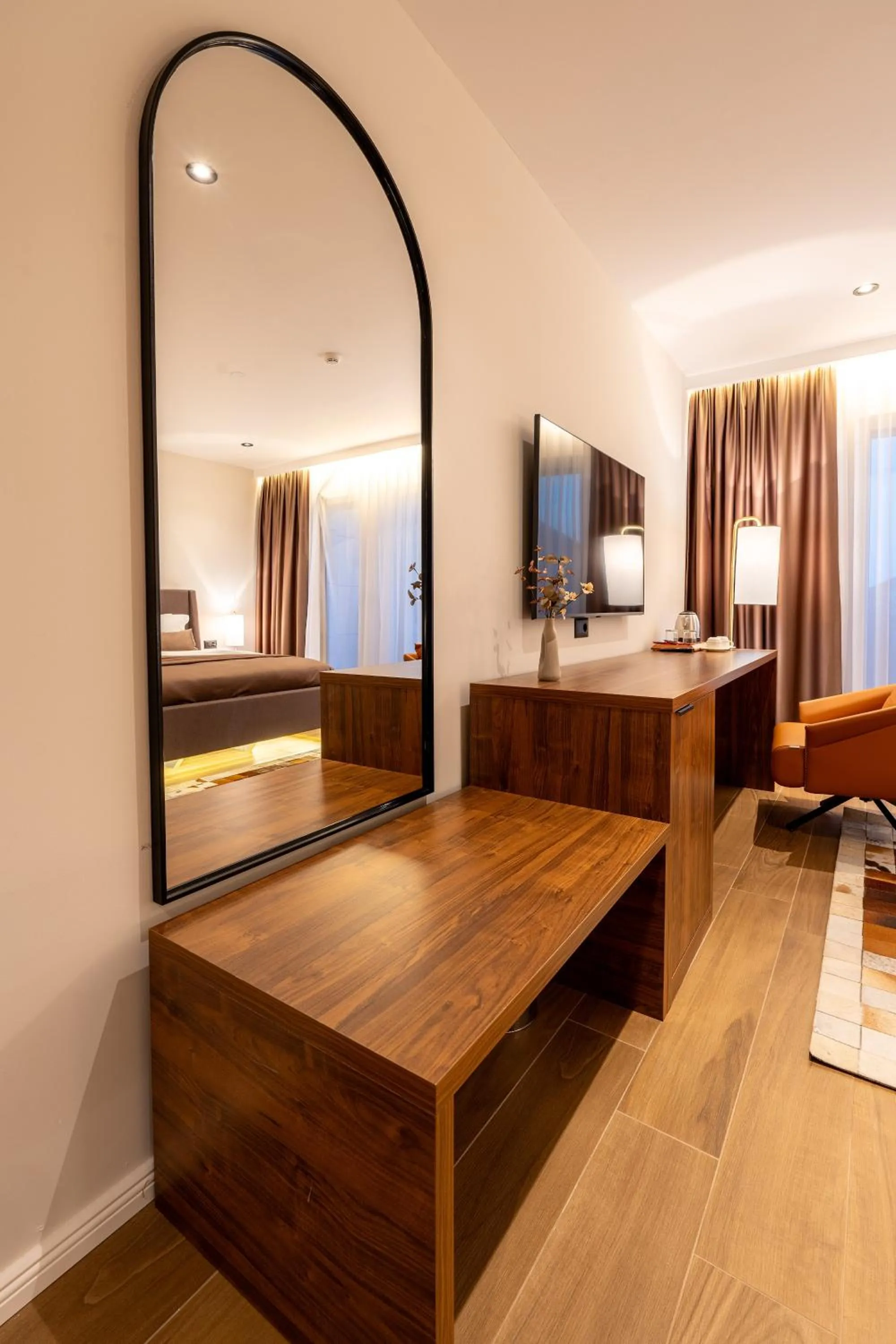 Bed in Ruby Hotel Prishtina