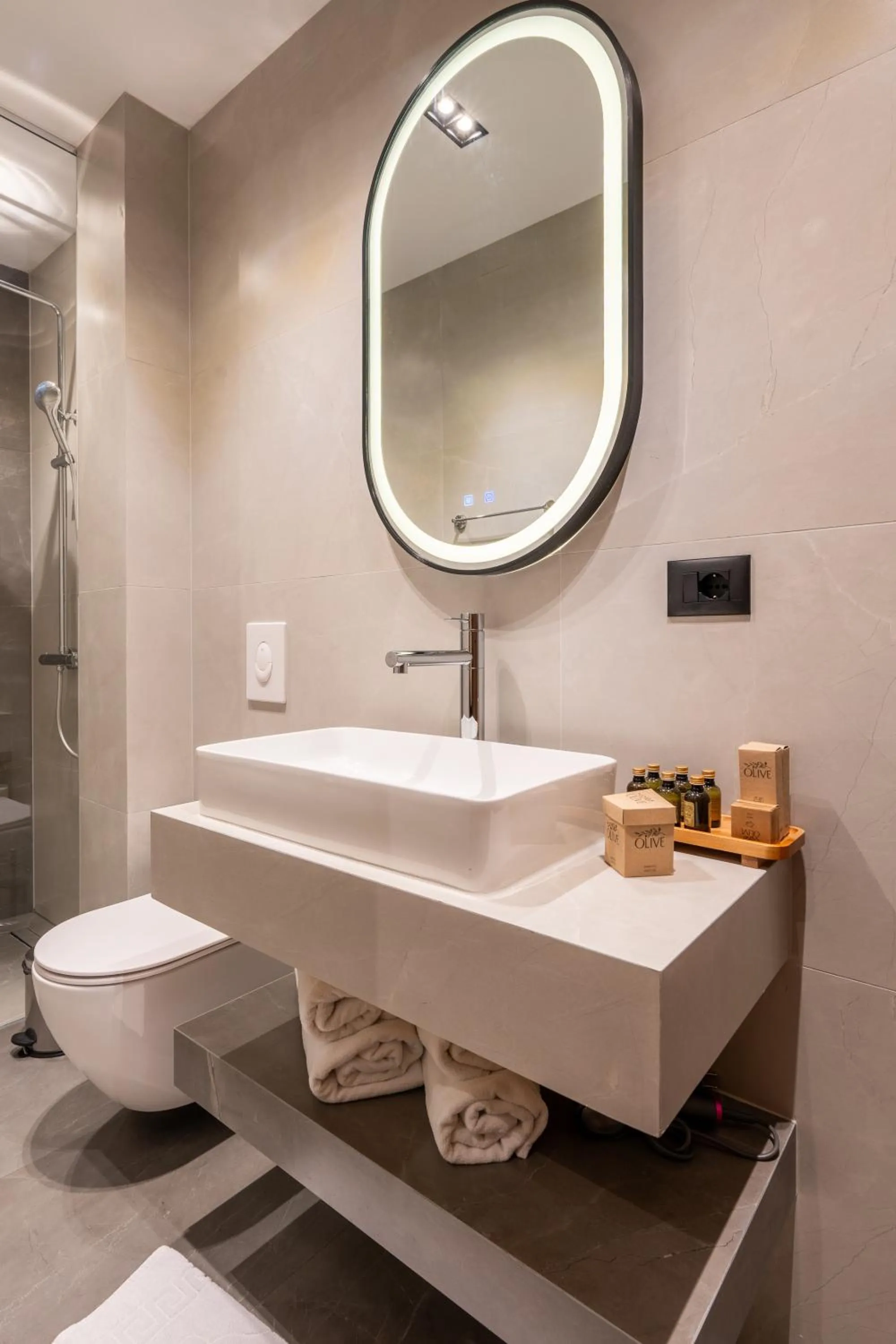 Toilet in Ruby Hotel Prishtina