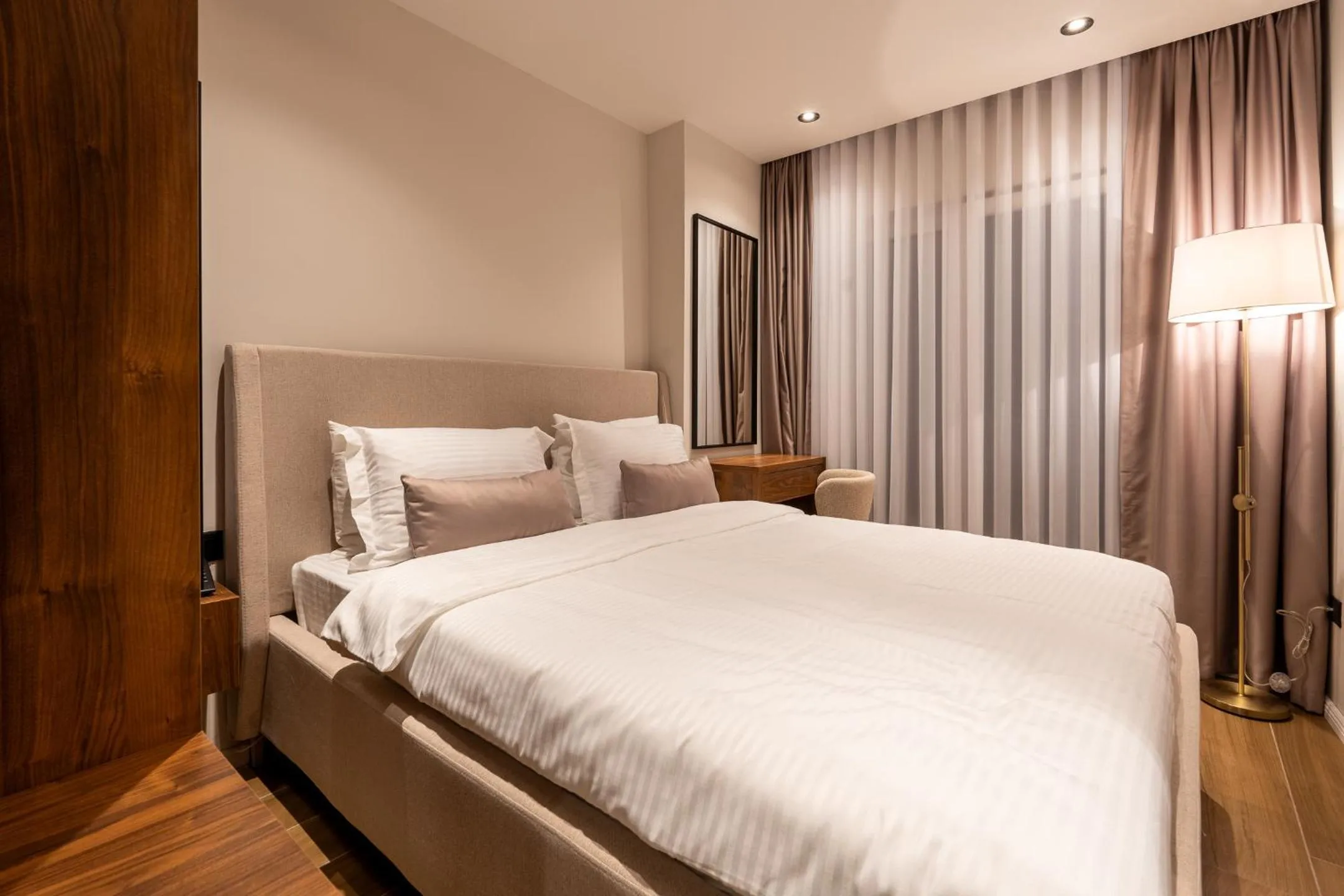 Bed in Ruby Hotel Prishtina