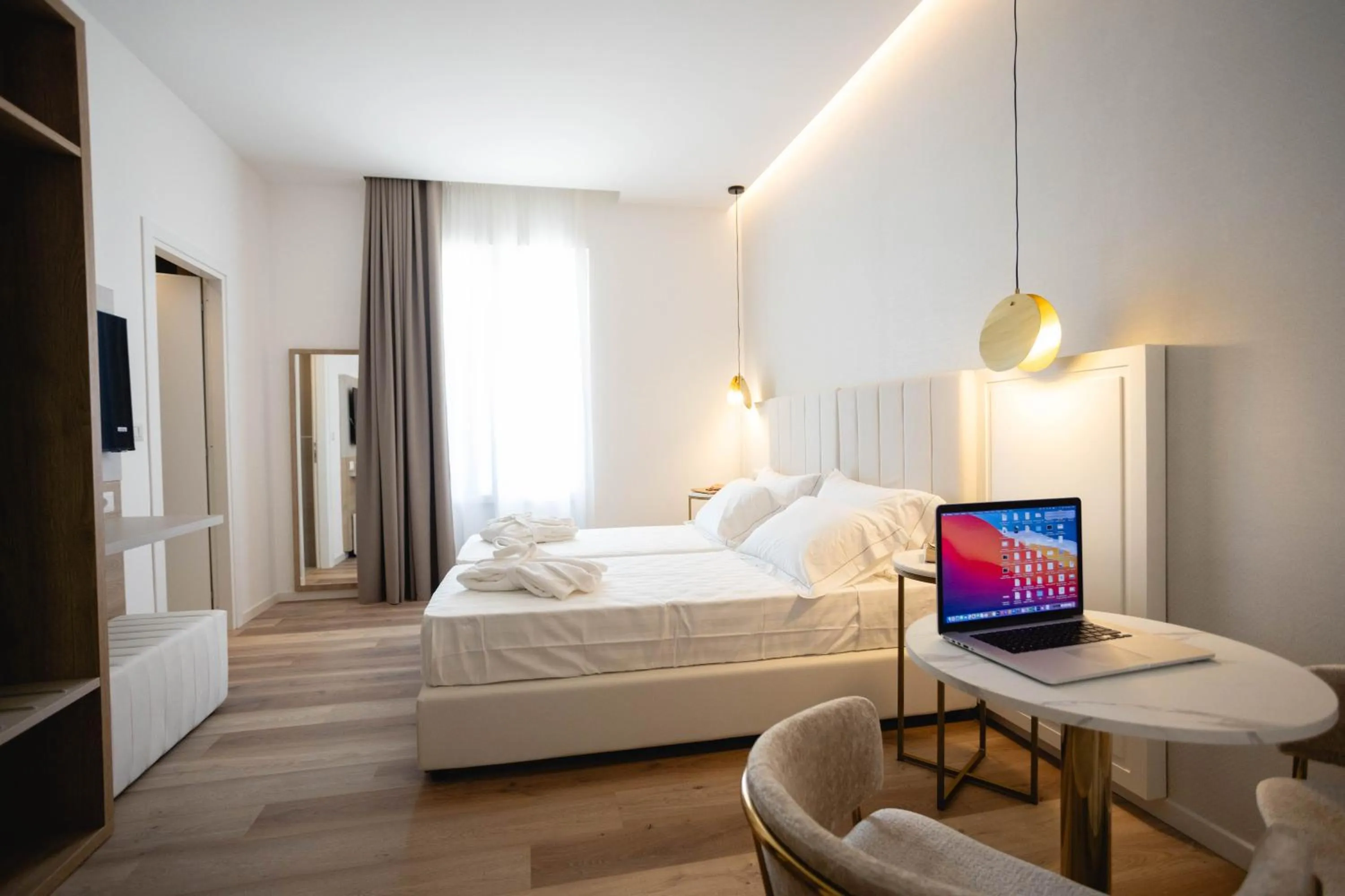 Bed in Mondello Glam Hotel & Terrace