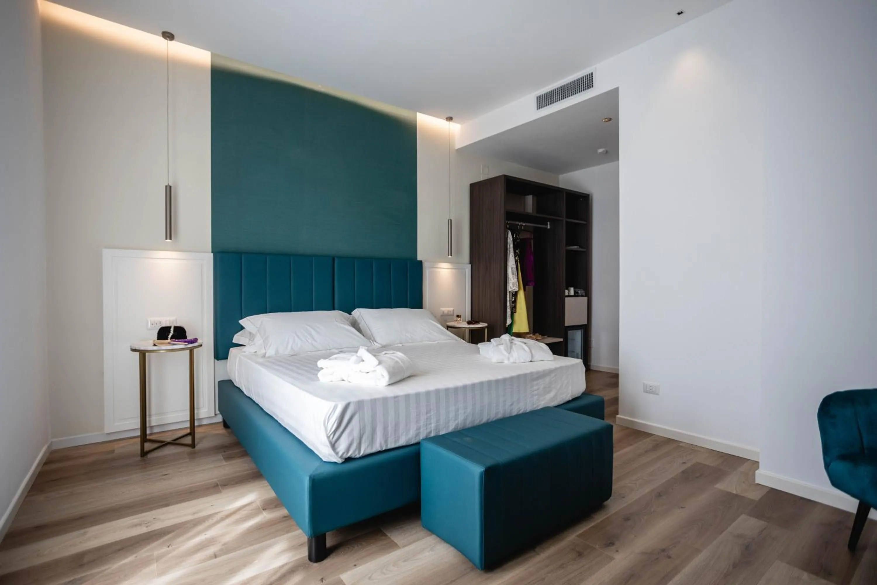 Bed in Mondello Glam Hotel & Terrace