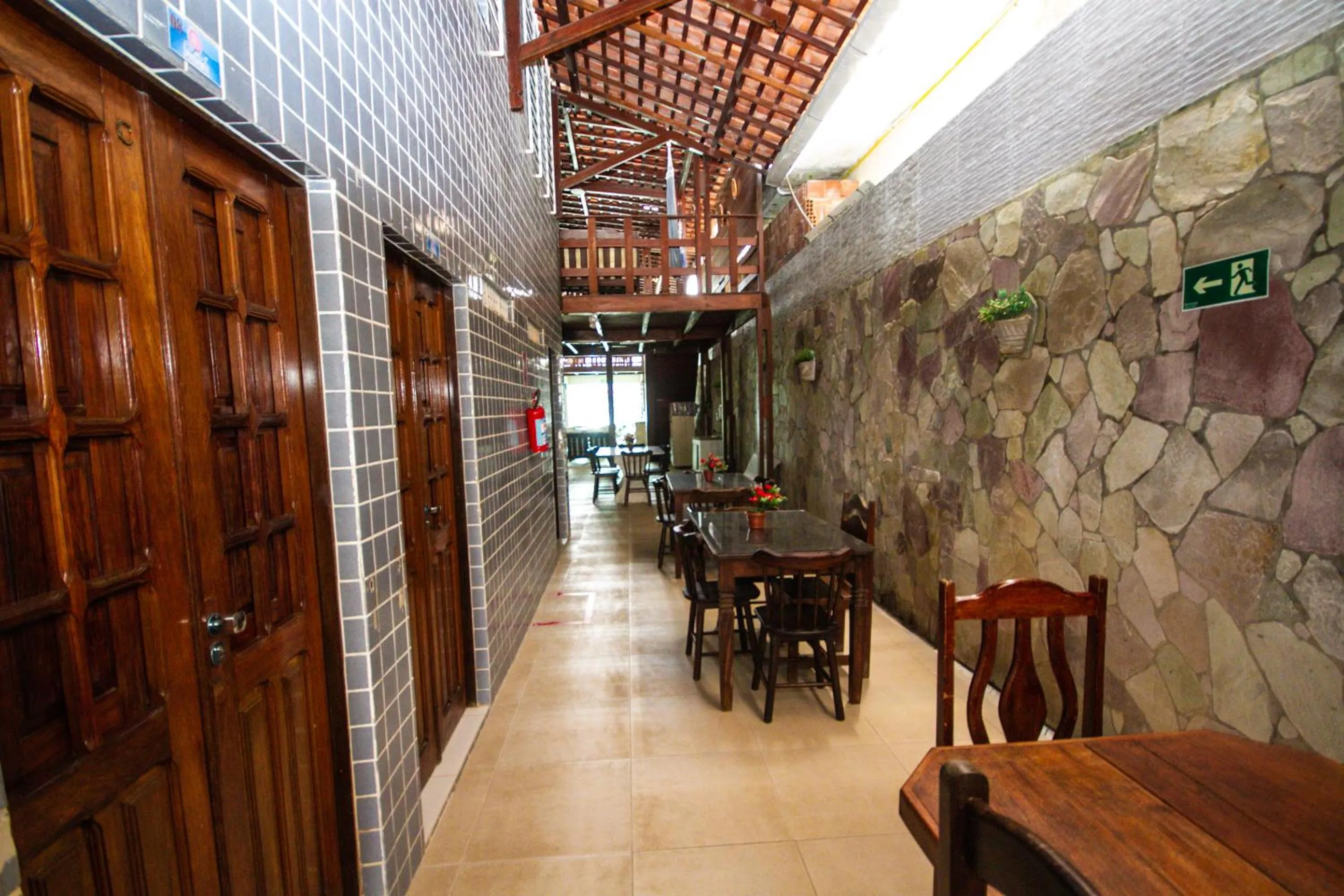 Dining area in Pousada Santa Fé