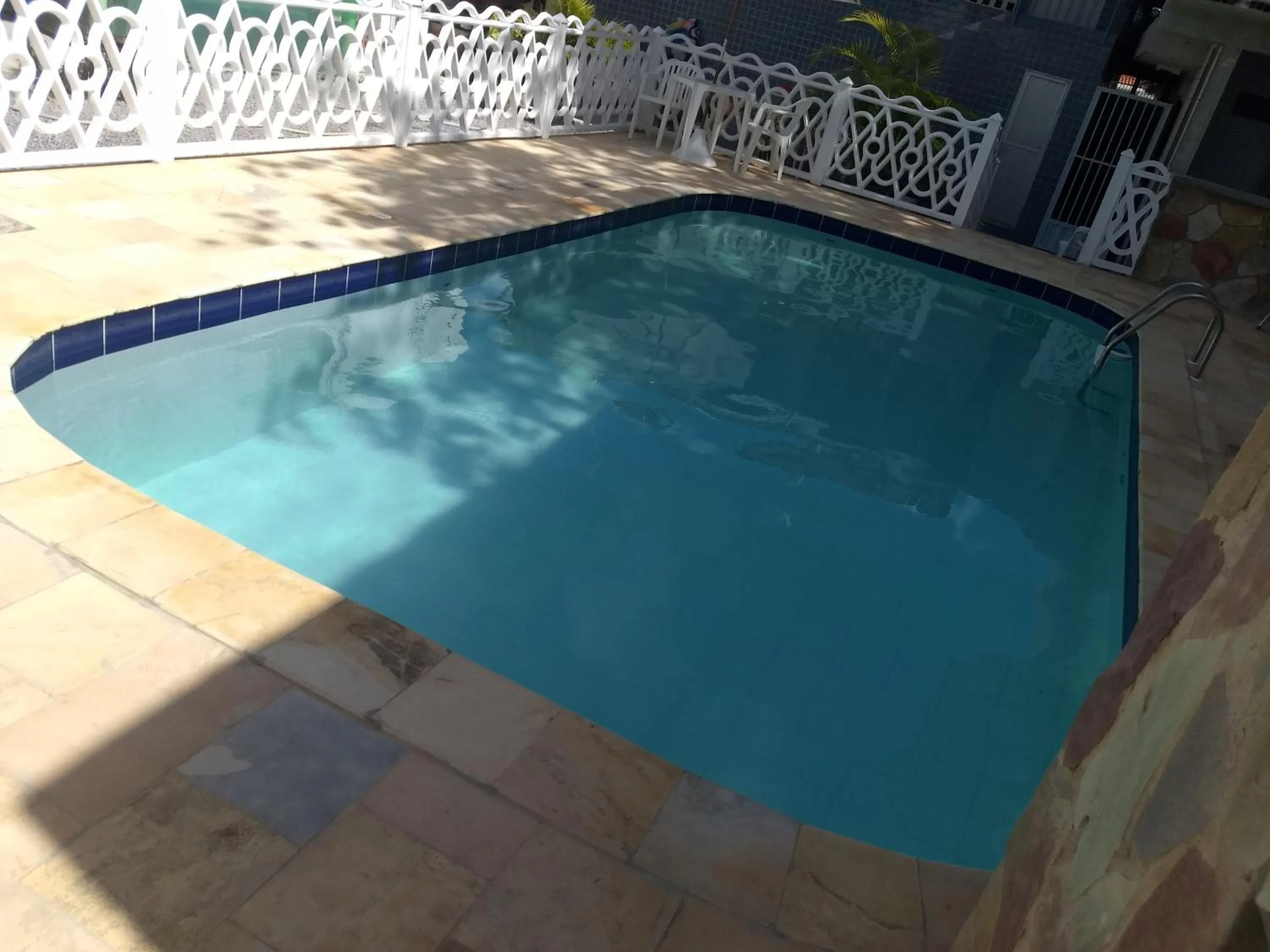 Swimming pool in Pousada Santa Fé