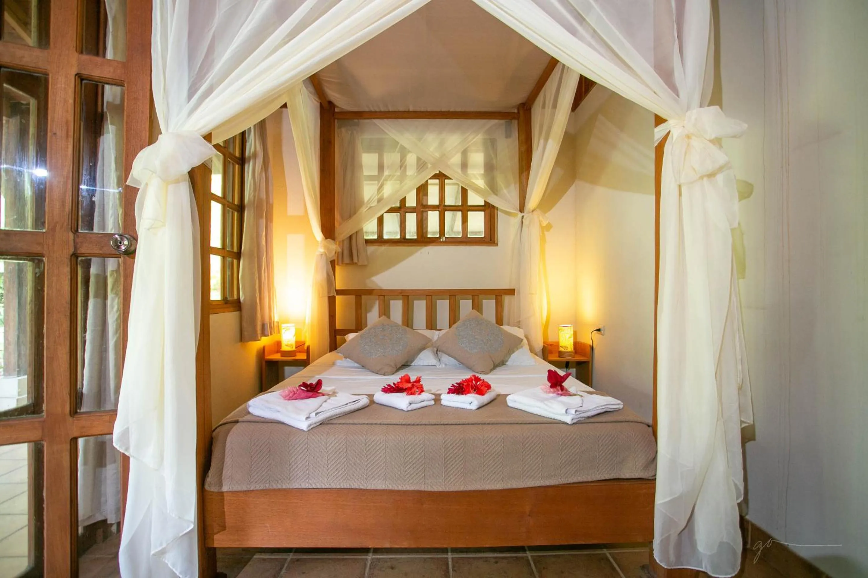 Bed in Hotel Casa Merlin