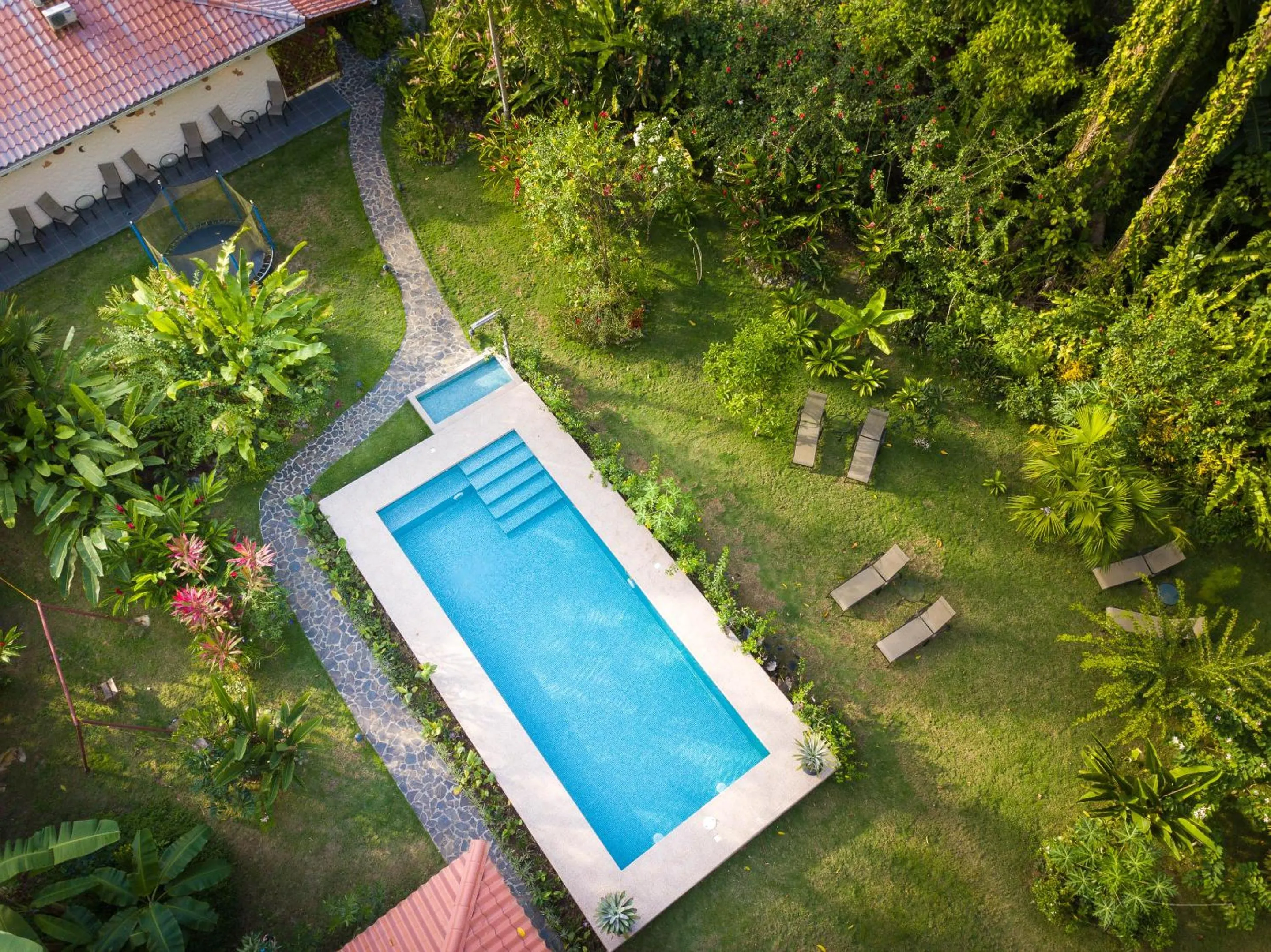 Garden in Hotel Casa Merlin