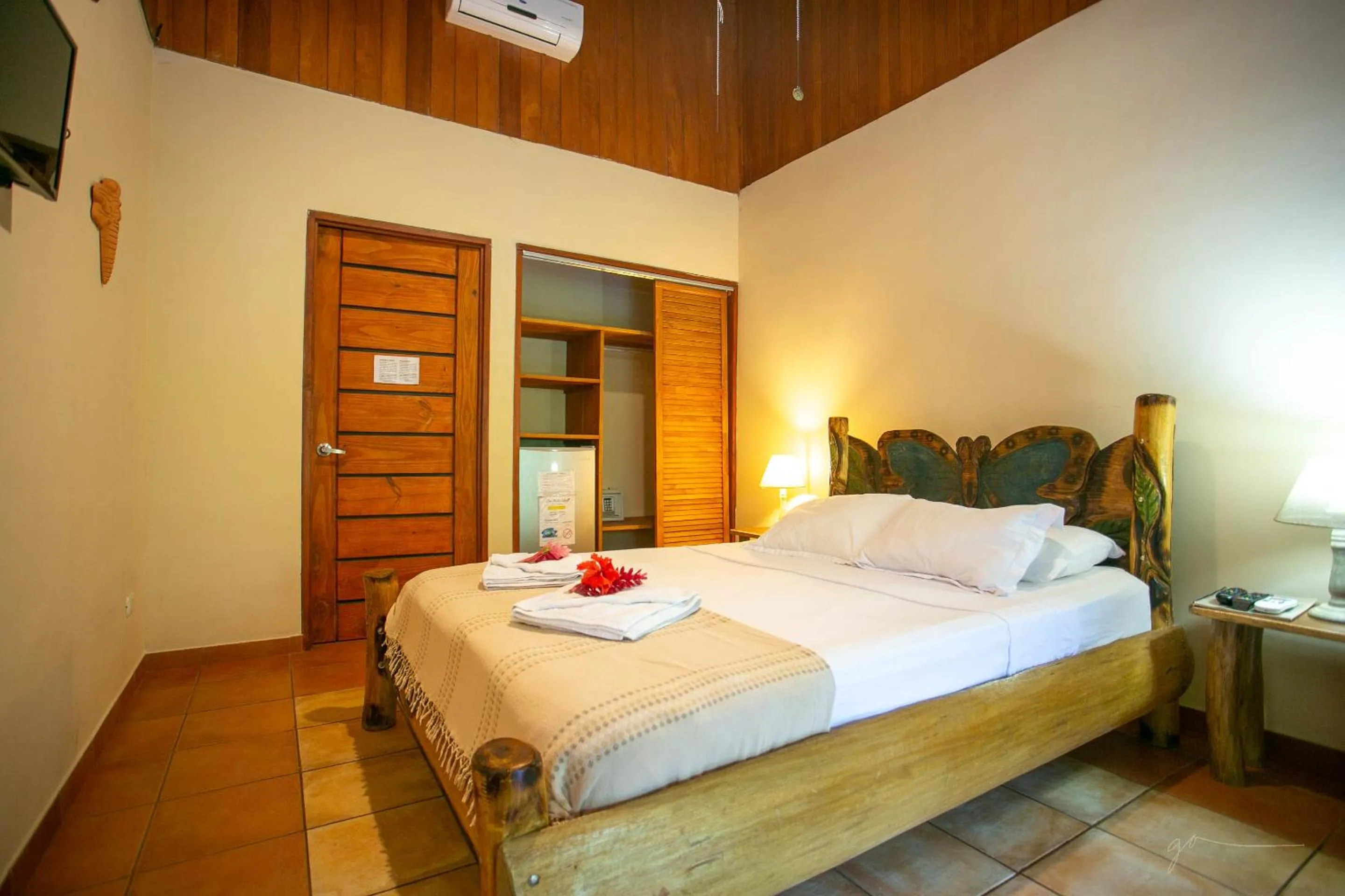 Bed in Hotel Casa Merlin