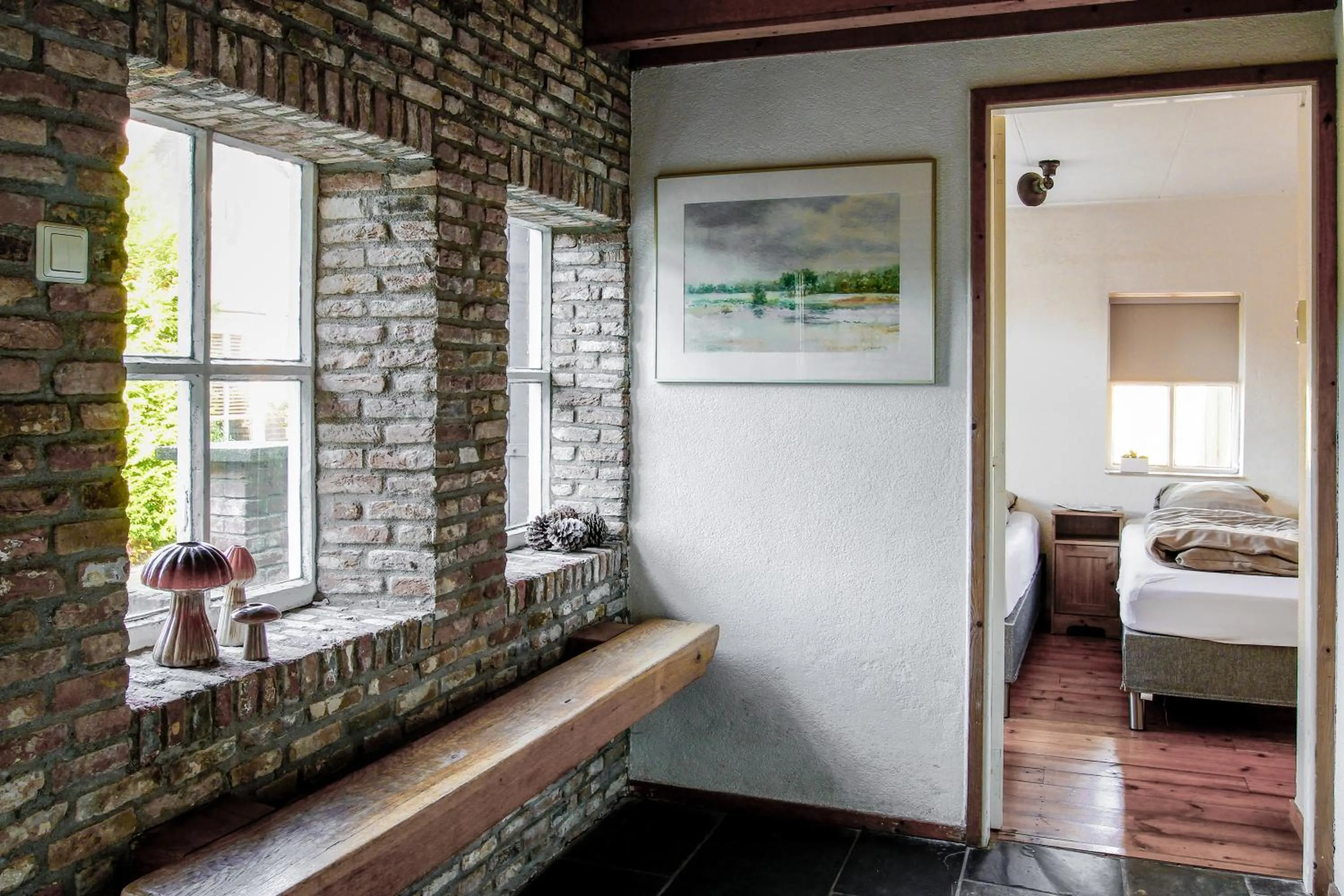 Bed in Natuurpoort van Loon