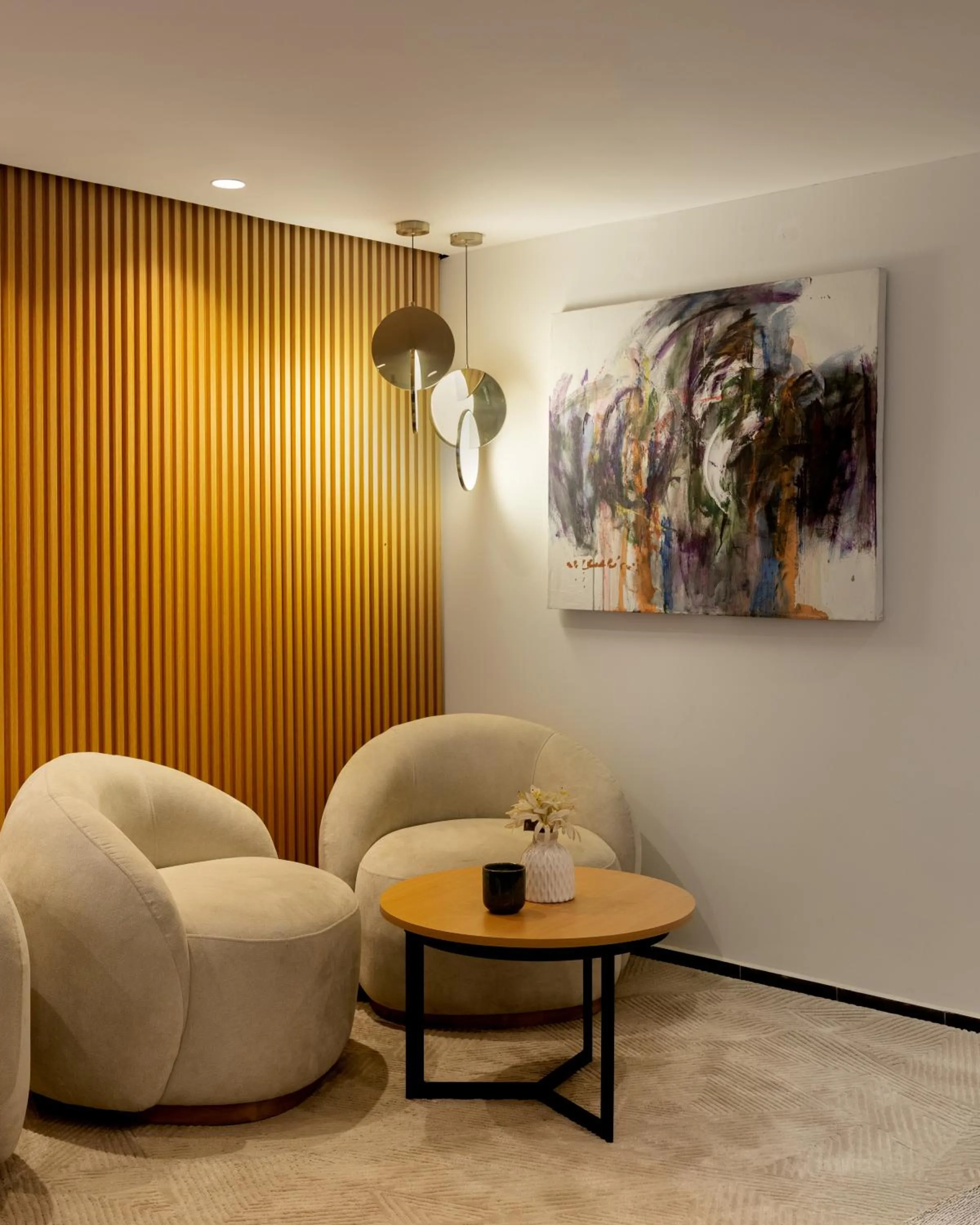 Seating area in MIA Urban Fès