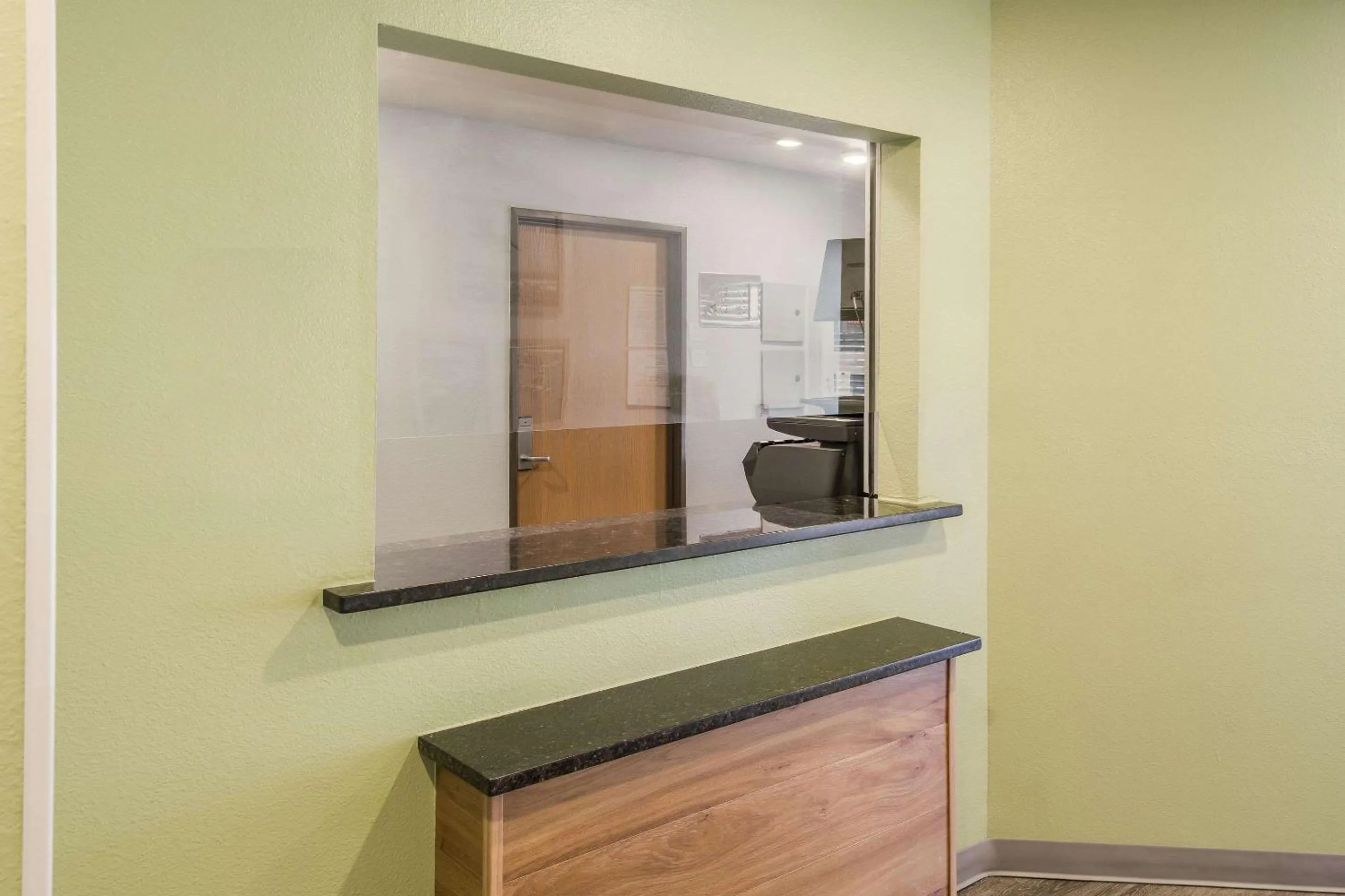 Lobby or reception in WoodSpring Suites Houston La Porte