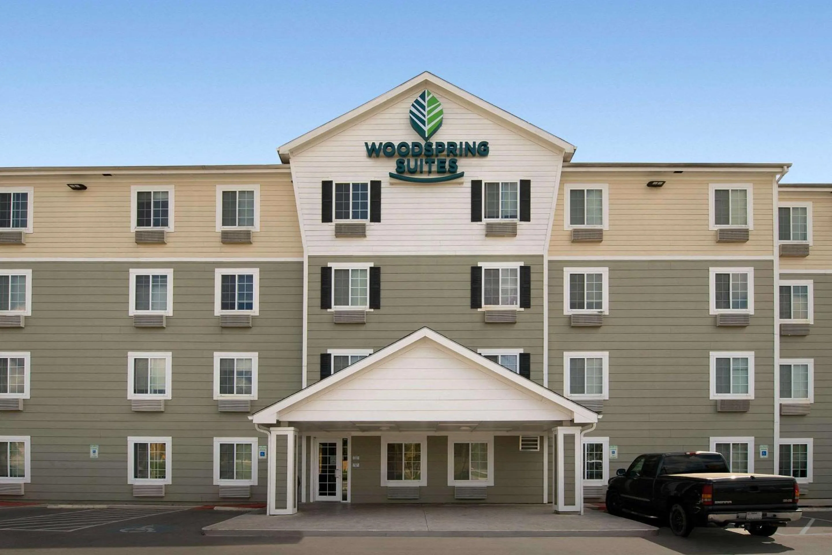 Property building in WoodSpring Suites San Antonio Fort Sam