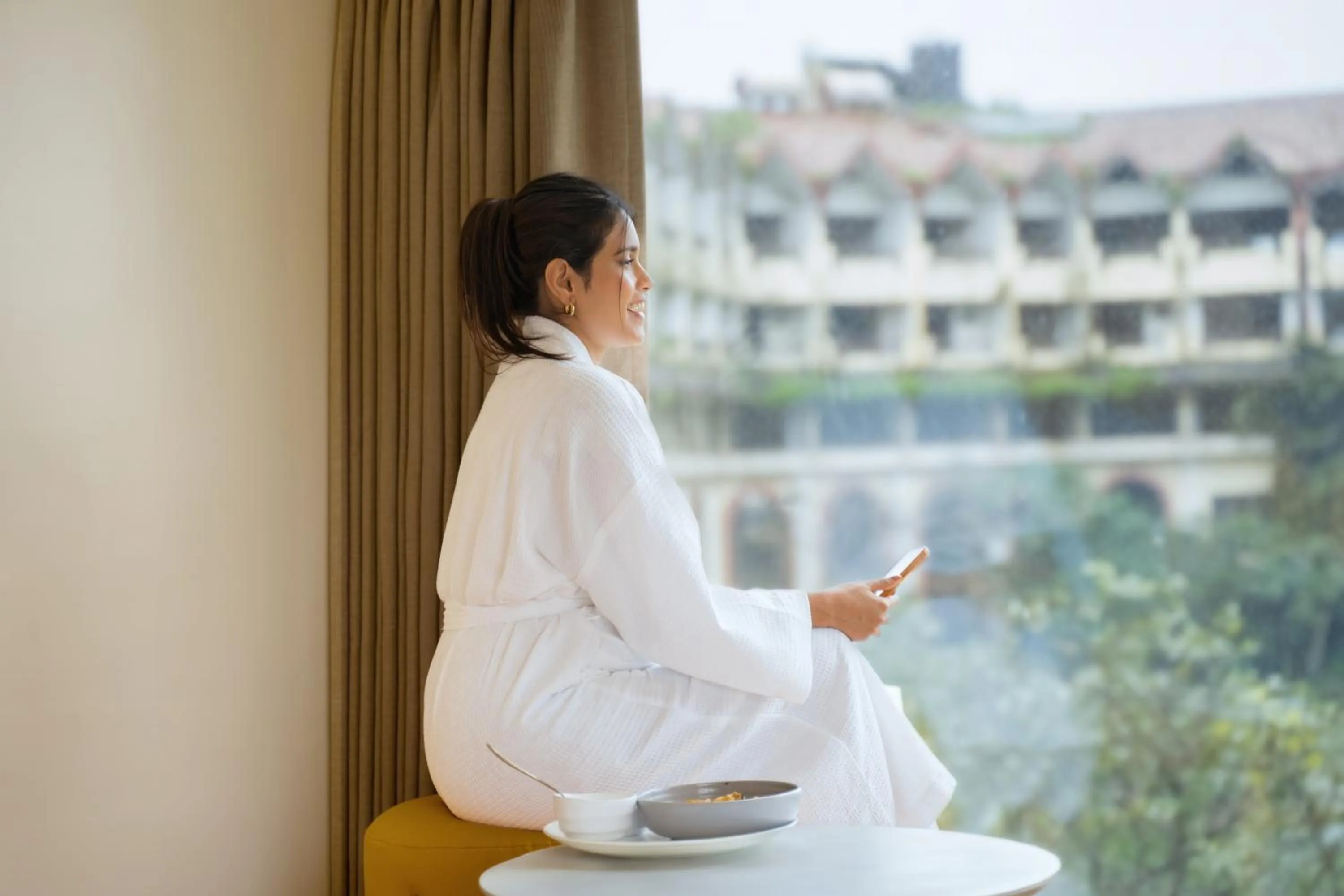 Pool view in Bloom Hotel - Khandala