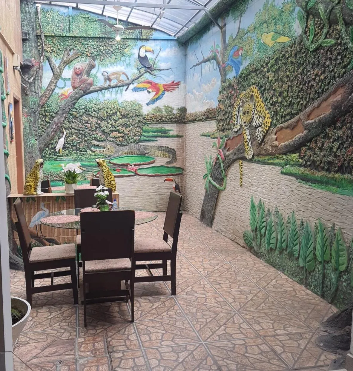 Patio in Hotel Marajoara