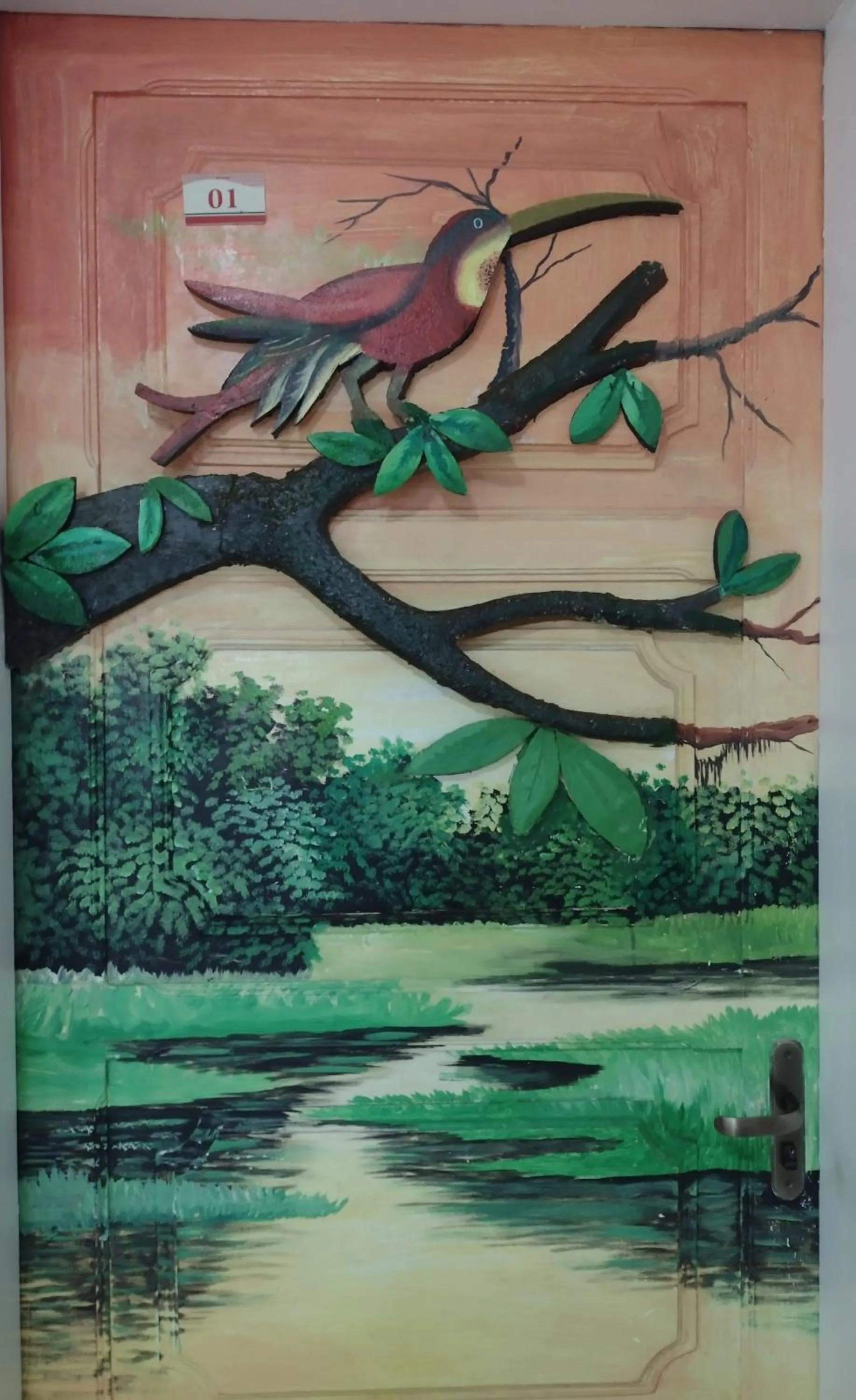 Decorative detail in Hotel Marajoara