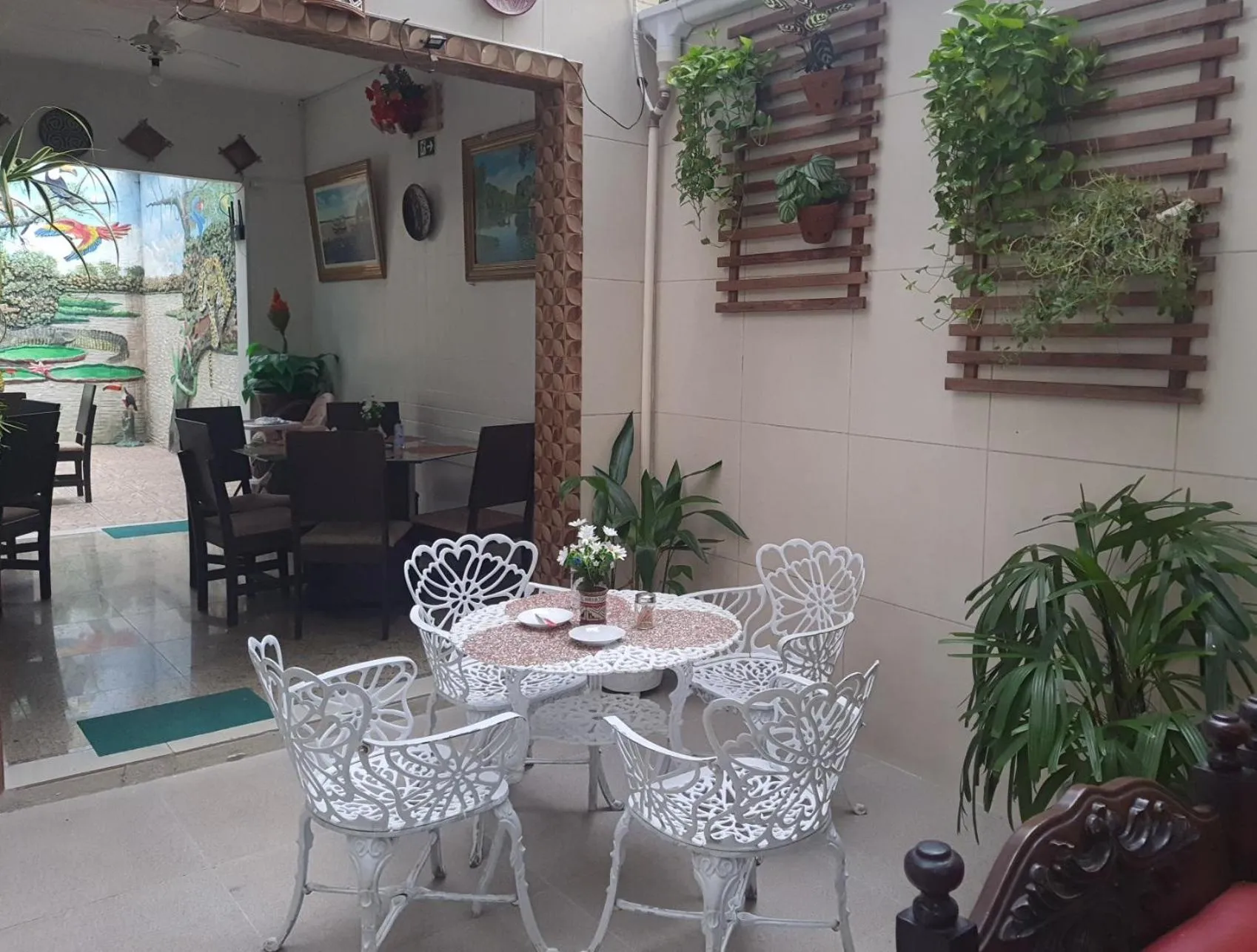 Garden in Hotel Marajoara